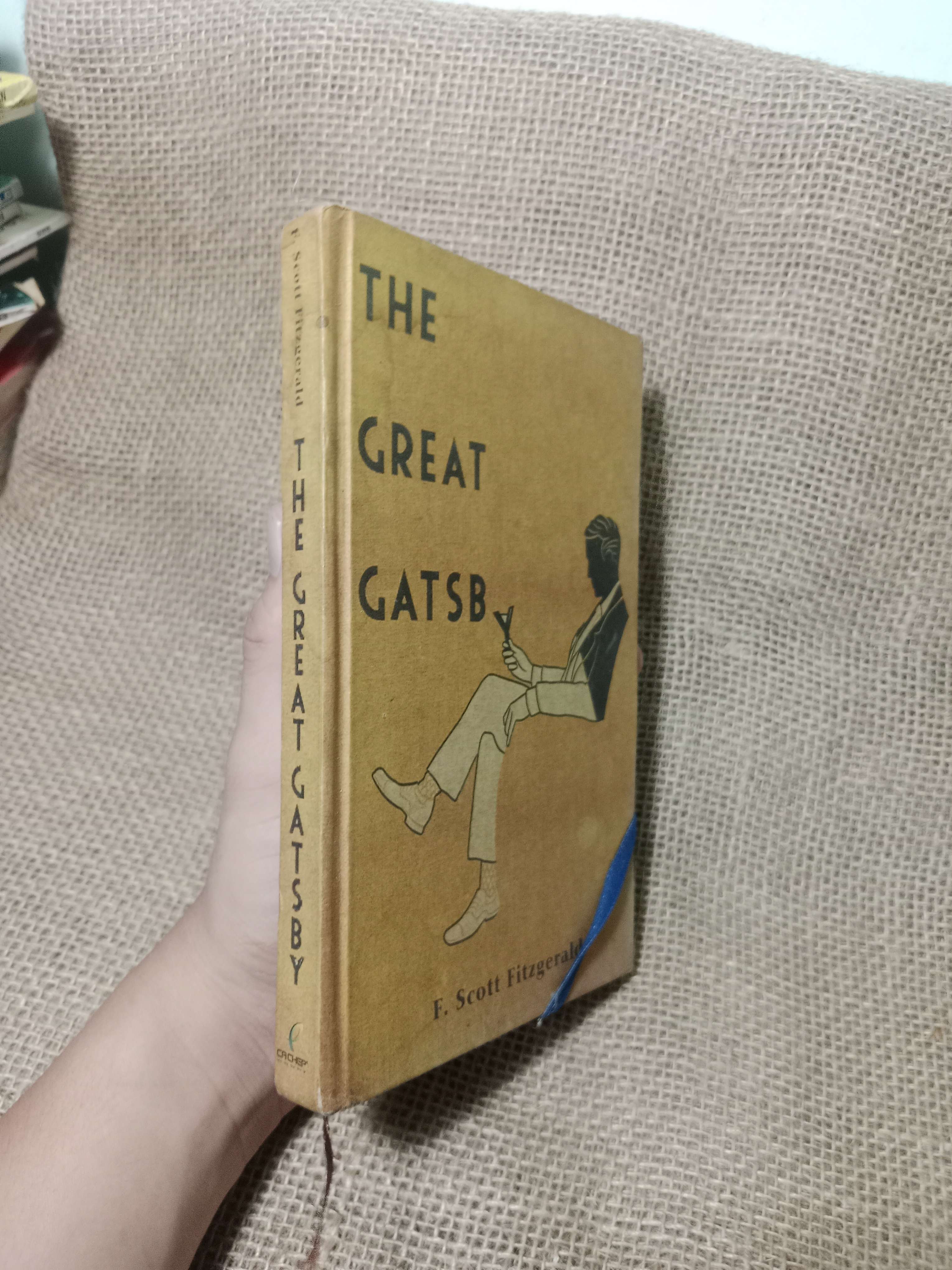 Sổ tay The great gatsb - F. Scott Fitzgerald bìa cứng mới 80% (Sách ngoại) HLSC