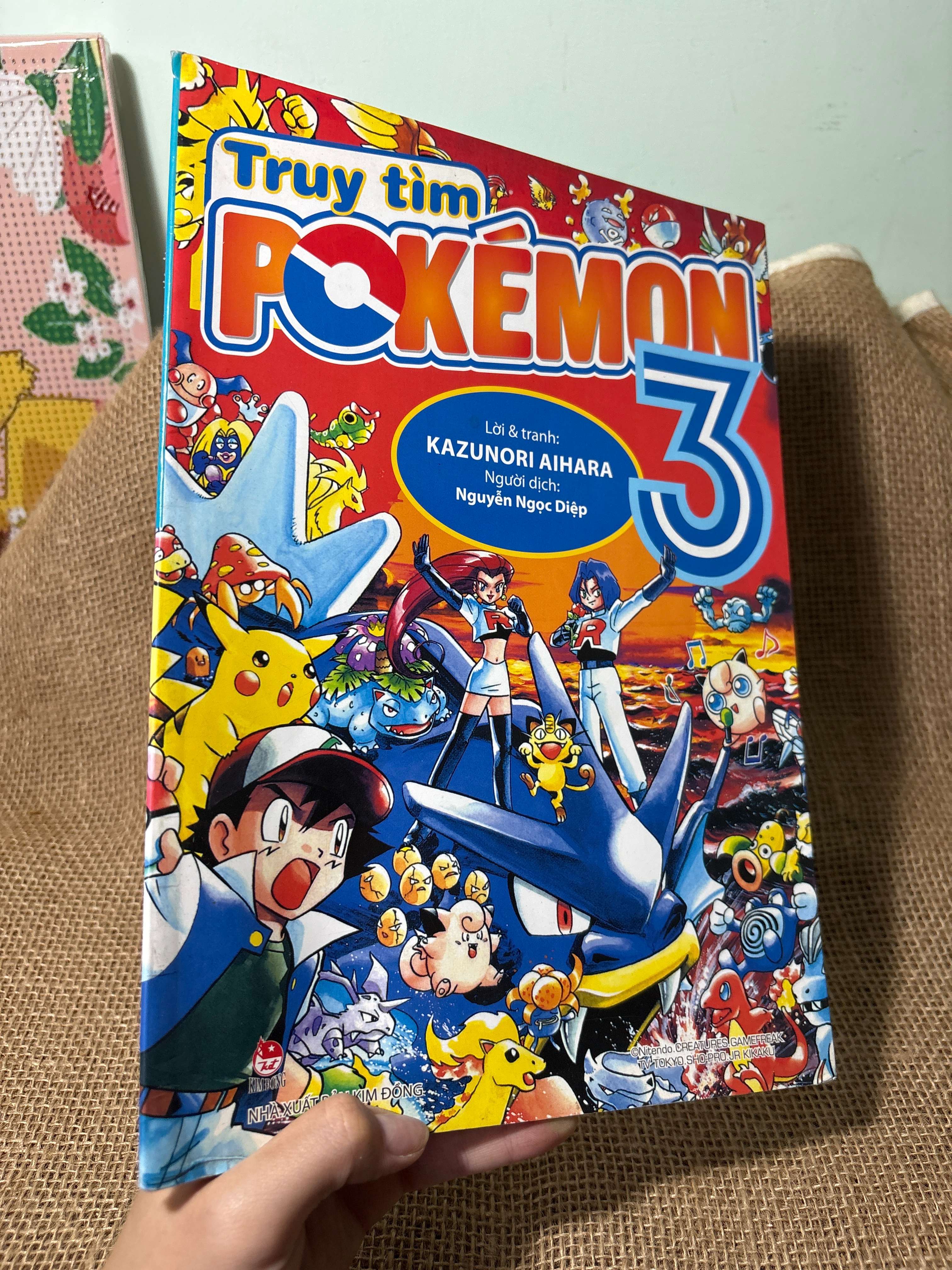Truy tìm Pokemon 3 - Kazunori Aihara 2018 mới 80% (Tạp chí) HLSC