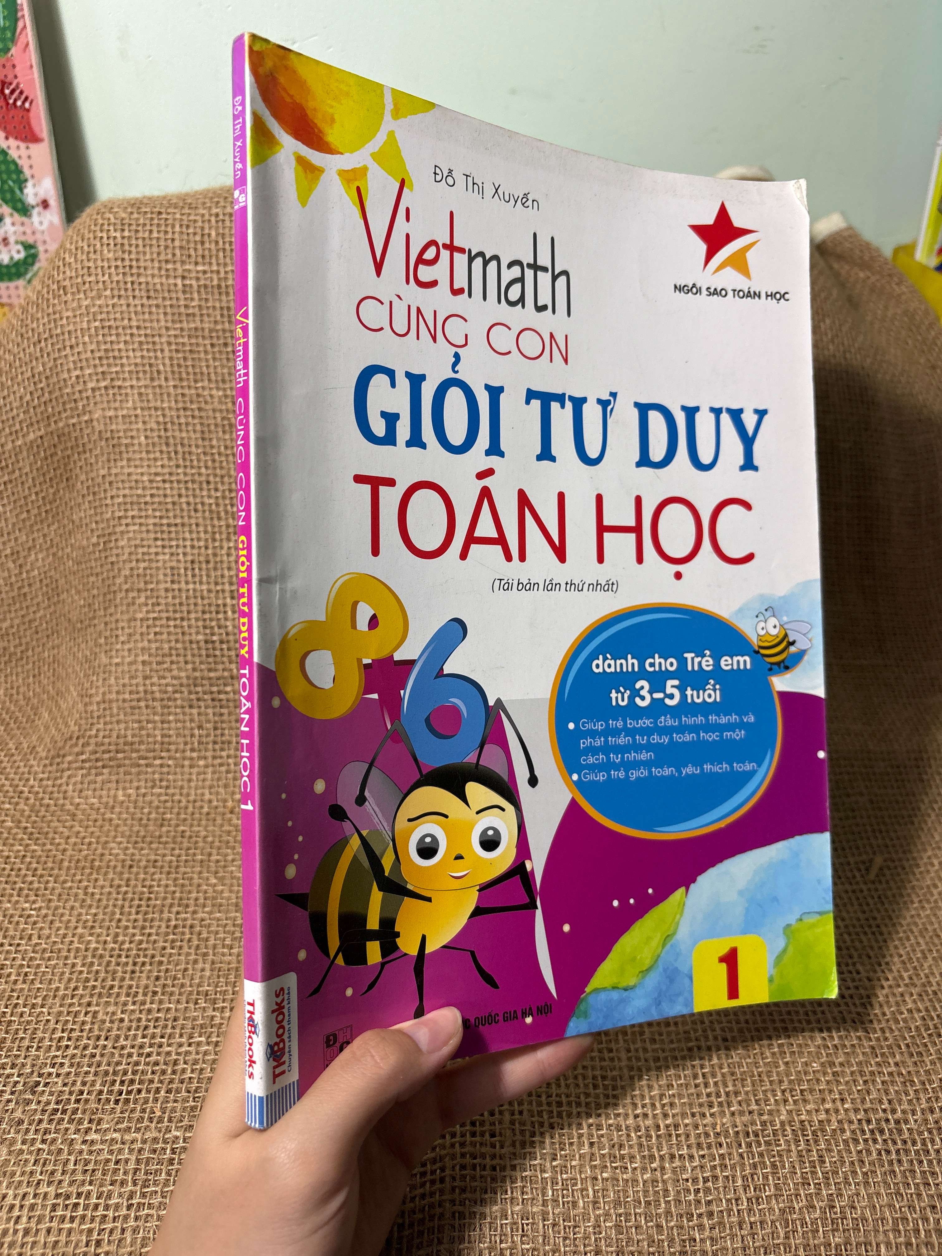 Vietmath cùng con giỏi tư duy toán học - Đỗ Thị Xuyến 2017 mới 80% (Sách giáo khoa - giáo trình) HLSC