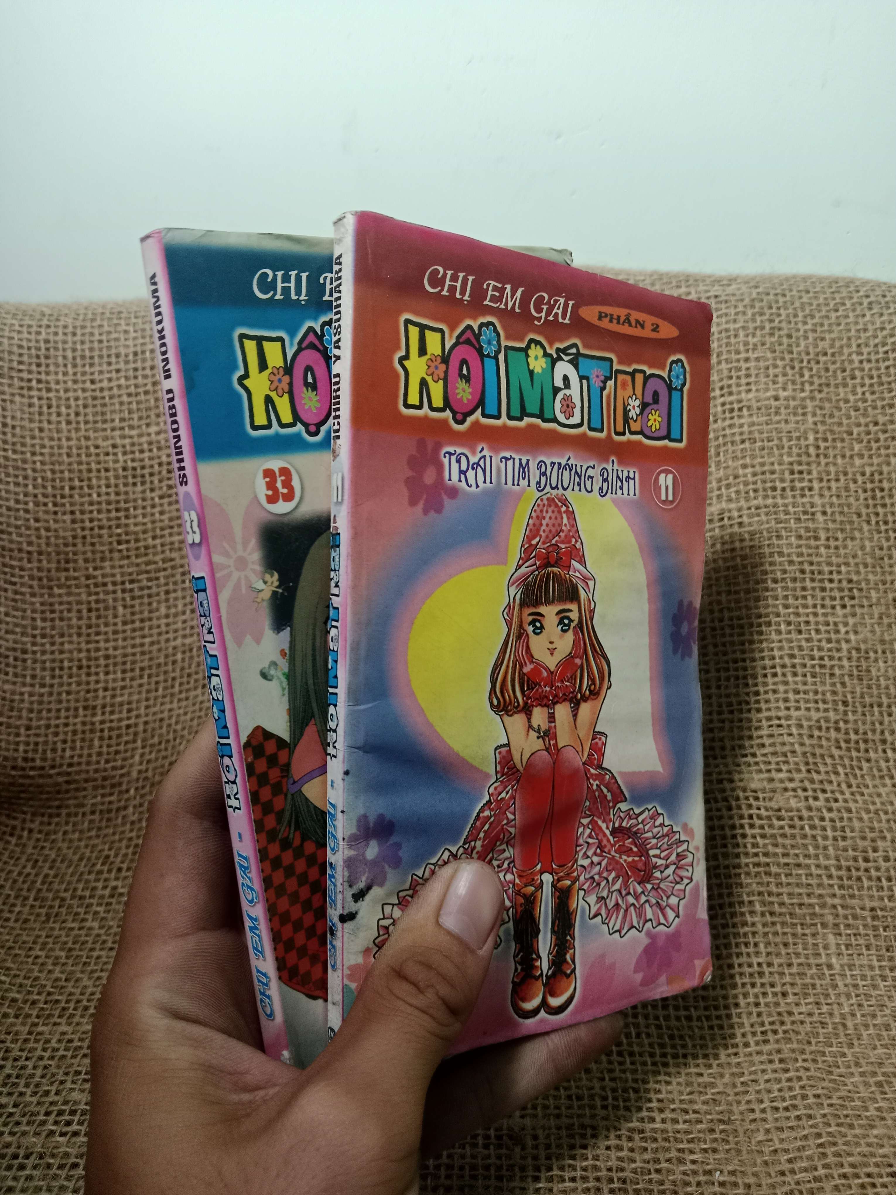 Chị em gái hội mắt nai (tập 11,33) - Ichiru Yasuhara mới 70%, tróc gáy (Truyện tranh ) HLSC