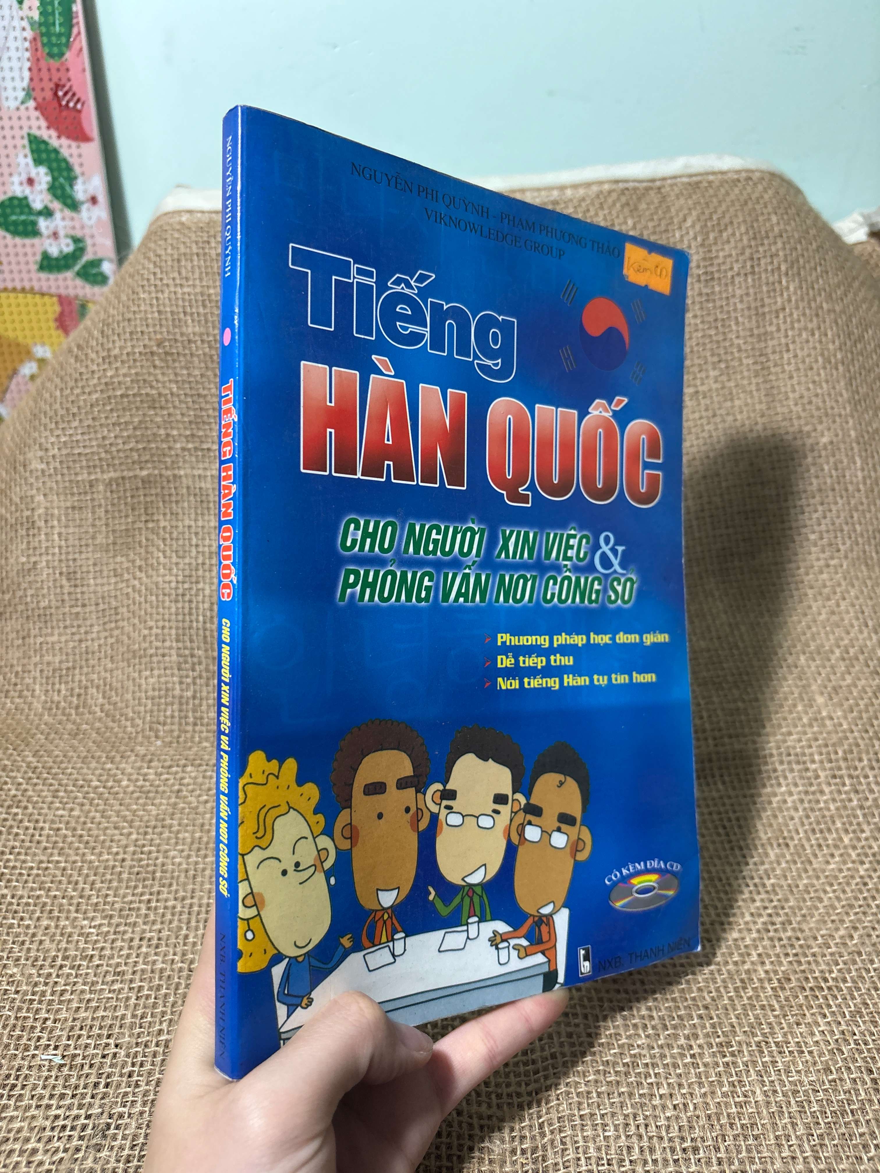 Tiếng Hàn Quốc cho người xin việc & phỏng vấn nơi công sở 2007 mới 80% (Sách học tiếng Hàn) HLSC