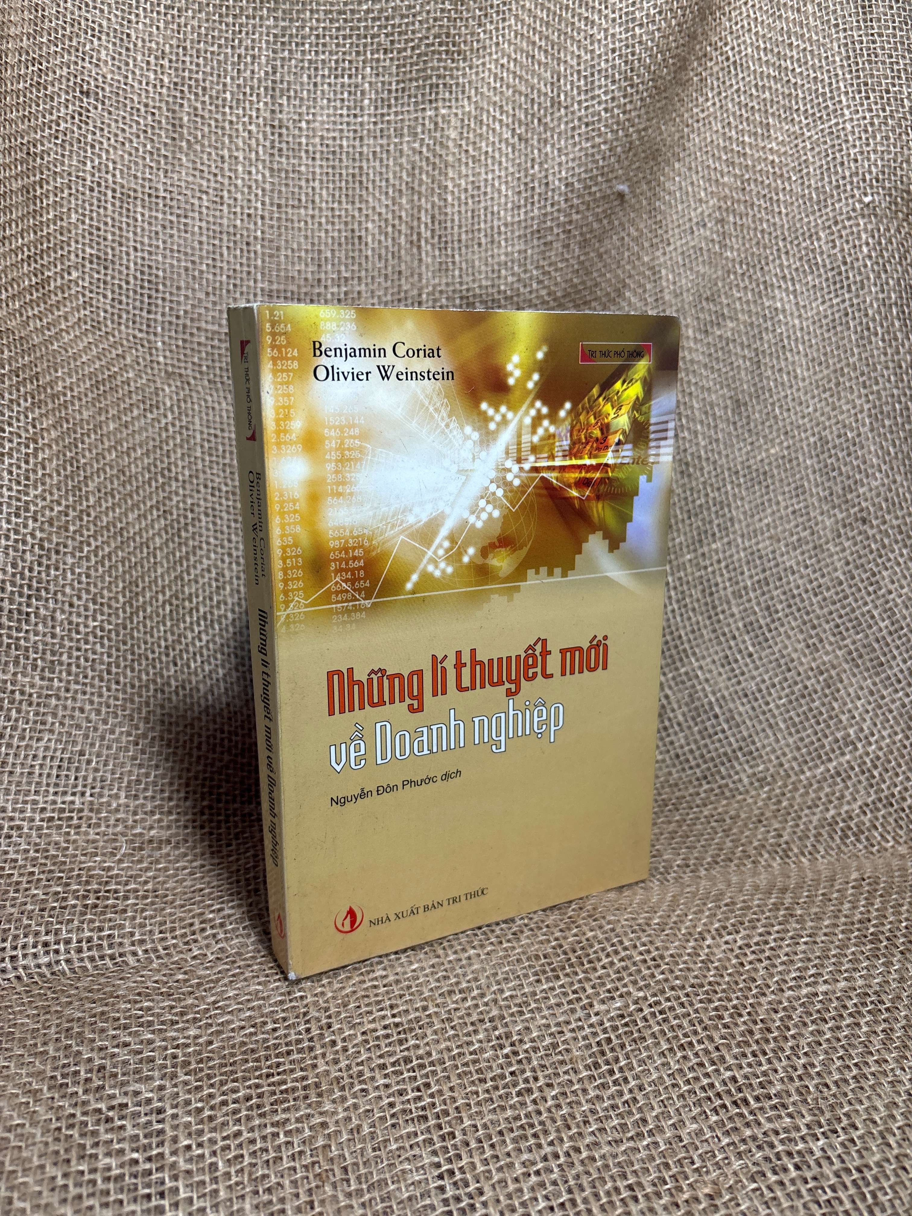 Những lí thuyết mới về doanh nghiệp - Benjamin Coriat, Olivier Weinstein 2011 mới 70%, highlight (Kinh doanh - Marketing) HCM