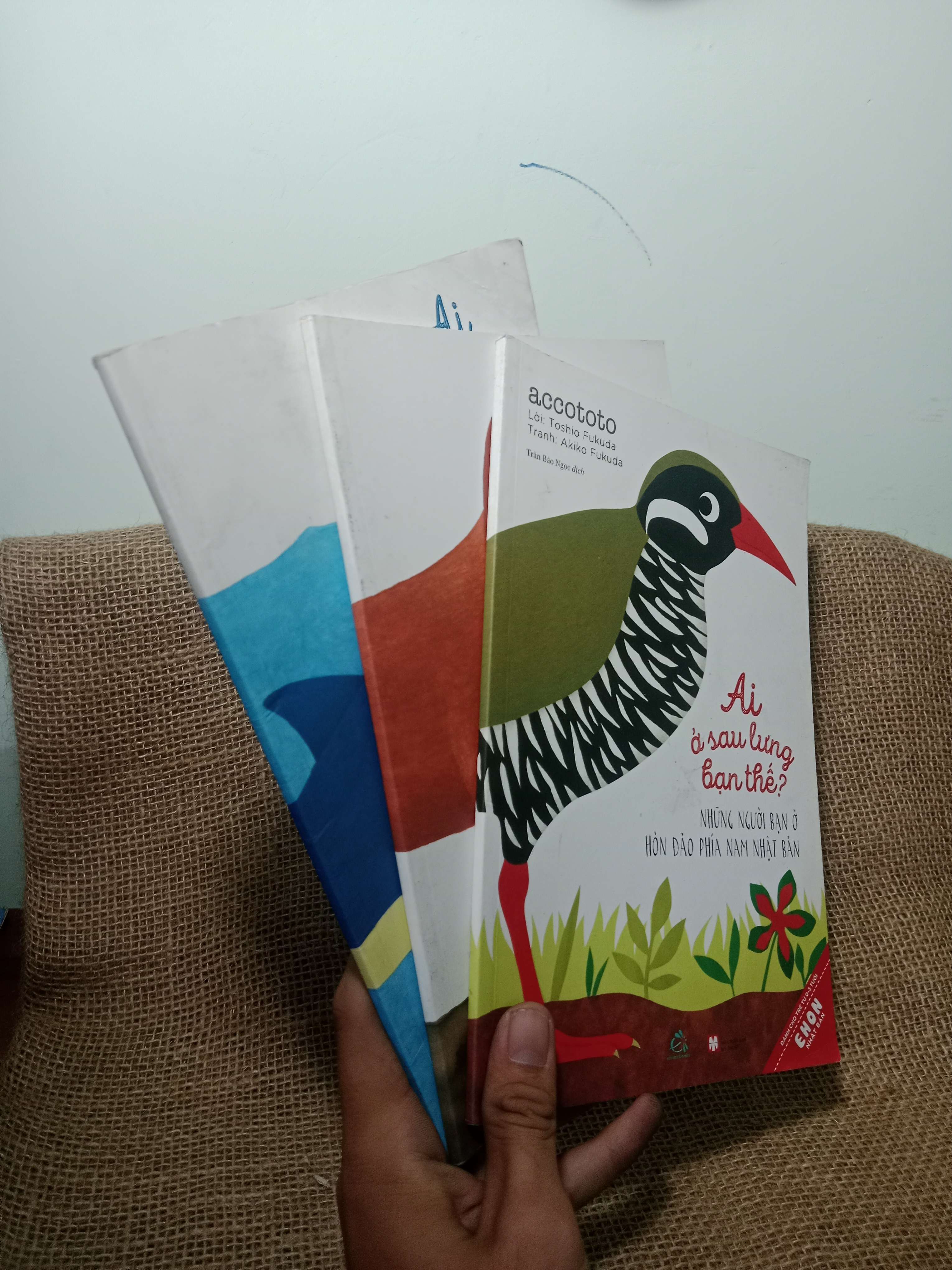 3 cuốn Ai ở sau lưng bạn thế? - Accototo mới 80% (Sách thiếu nhi) HLSC