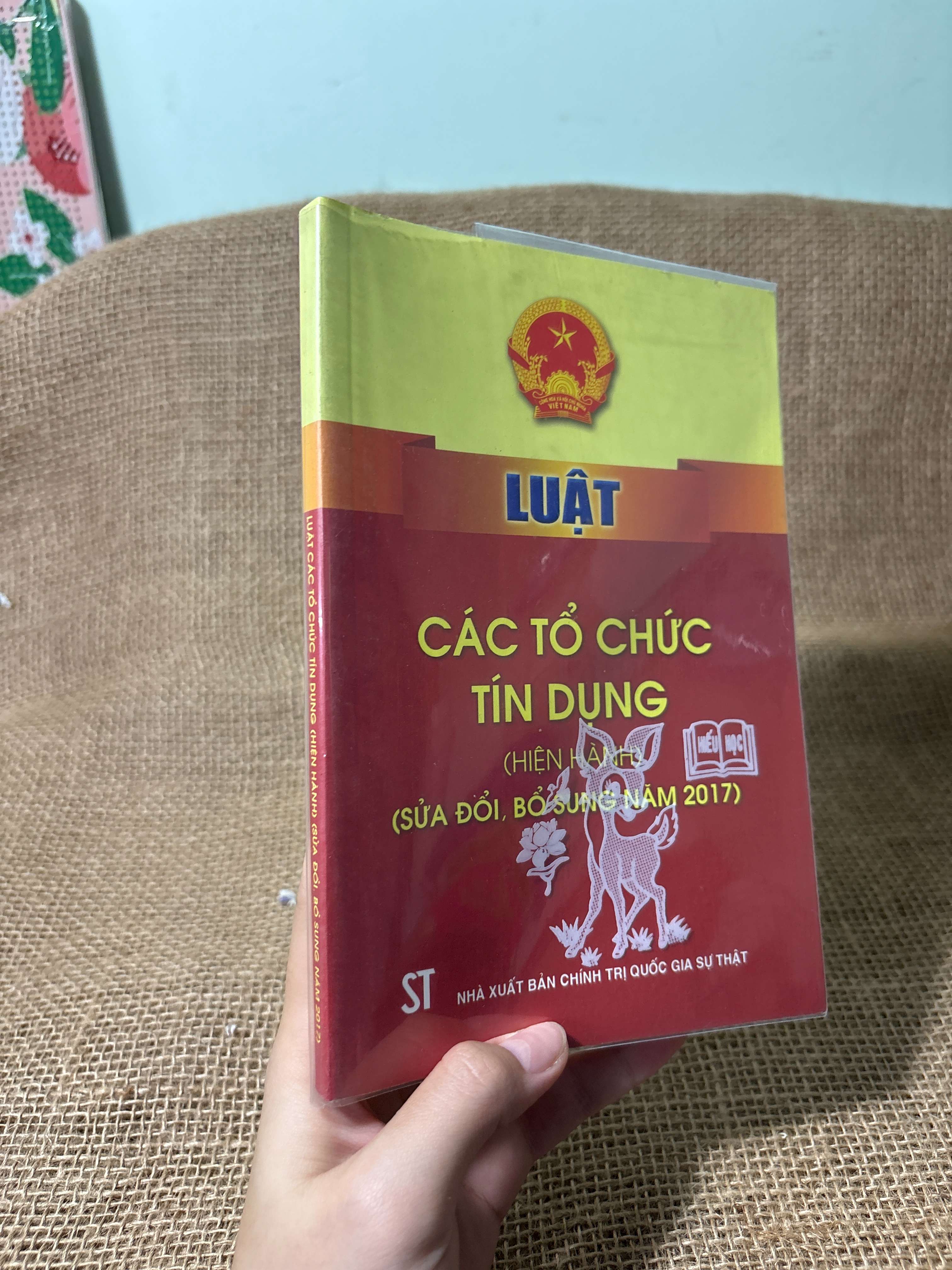 Luật các tổ chức tín dụng (hiện hành) (sửa đổi, bổ sung năm 2017) 2023 mới 80% (Sách chính trị - pháp lý) HLSC