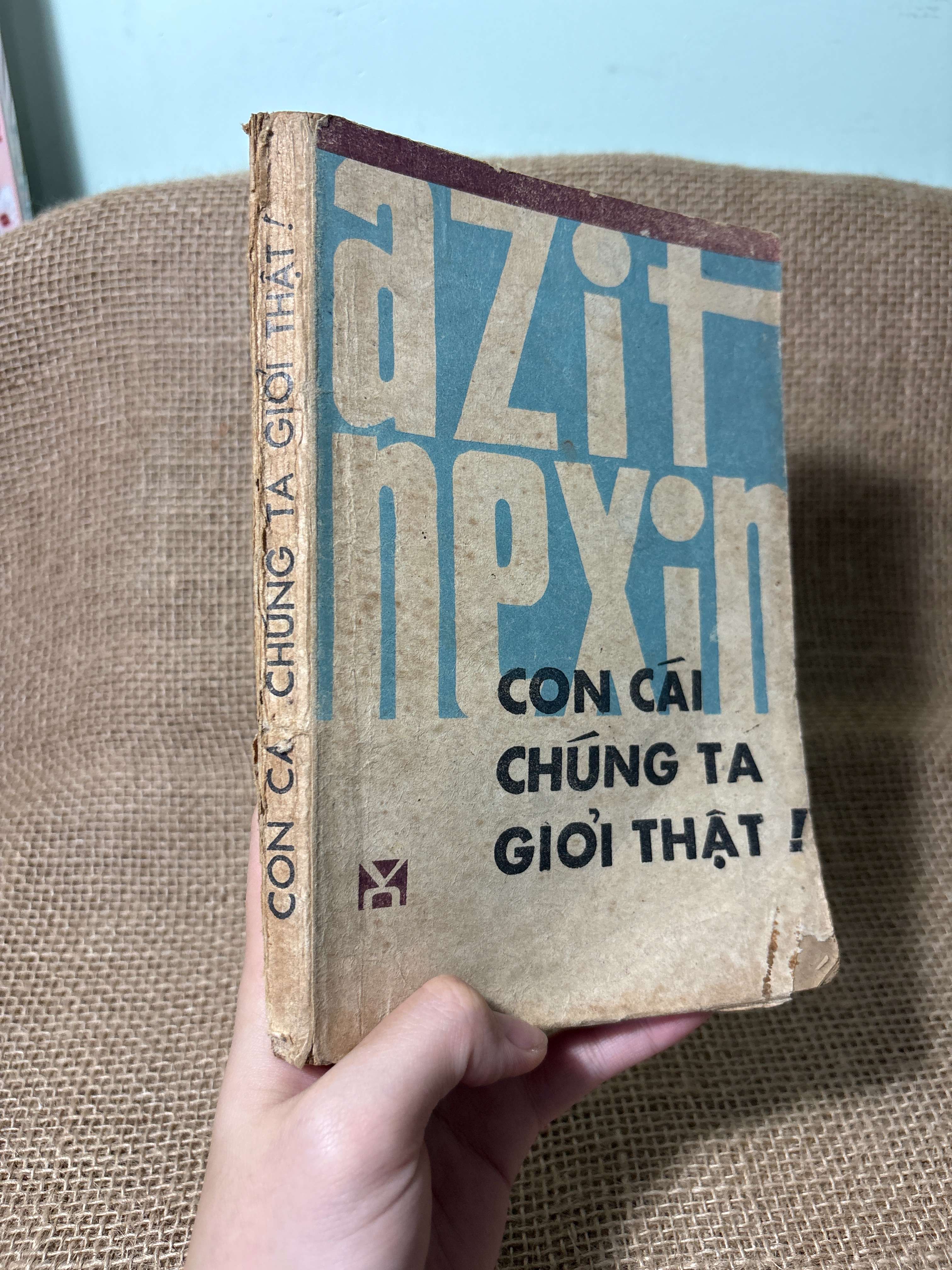 Con cái chúng ta giỏi thật - Azit Nexin 1984 mới 70%, tróc gáy, tróc bìa (Sách văn học) HLSC