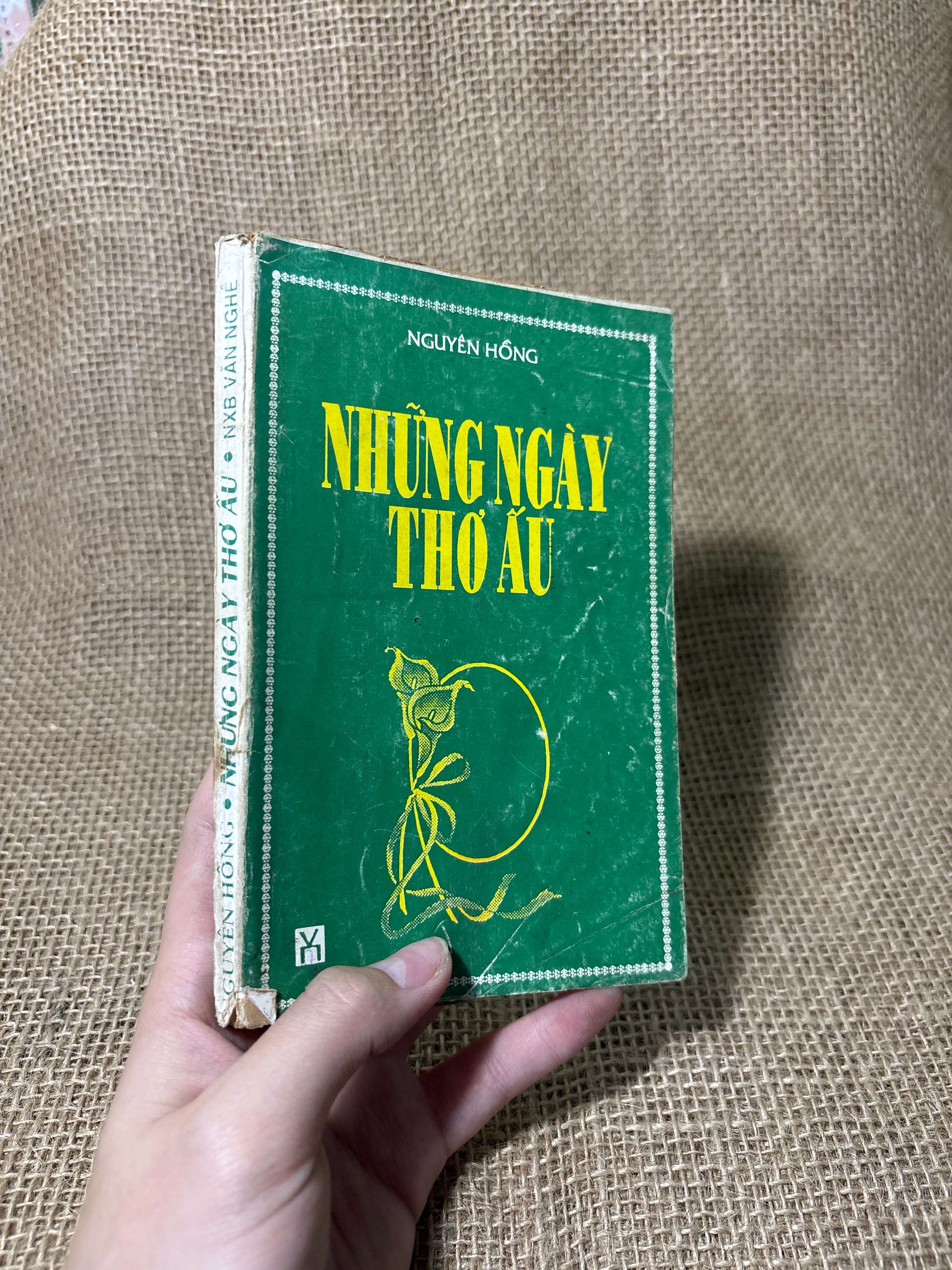 Những ngày thơ ấu - Nguyên Hồng 1995 mới 70%, tróc gáy (Sách văn học) HLSC