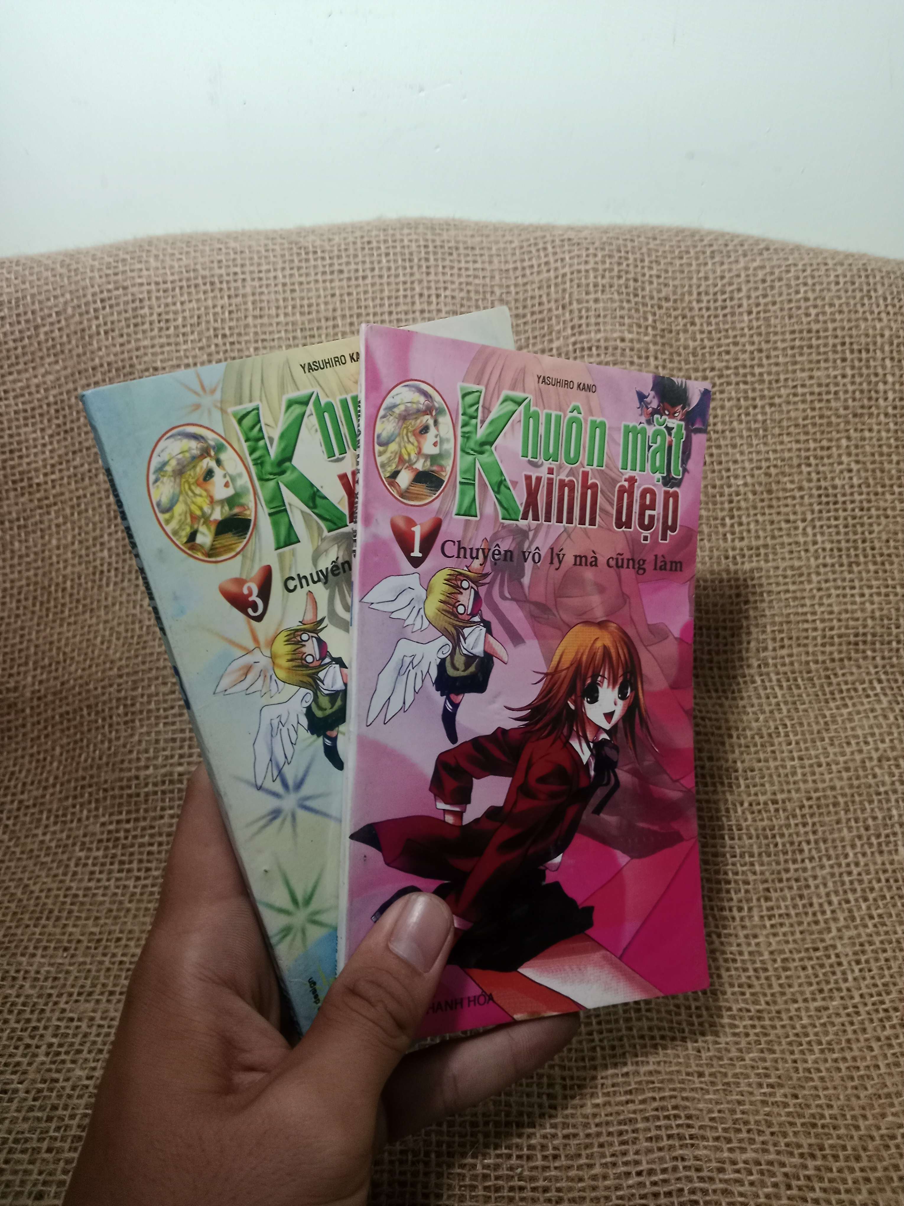 2 cuốn Khuôn mặt xinh đẹp (tập 1,3) - Yasuhiro Kano mới 80% (Truyện tranh ) HLSC