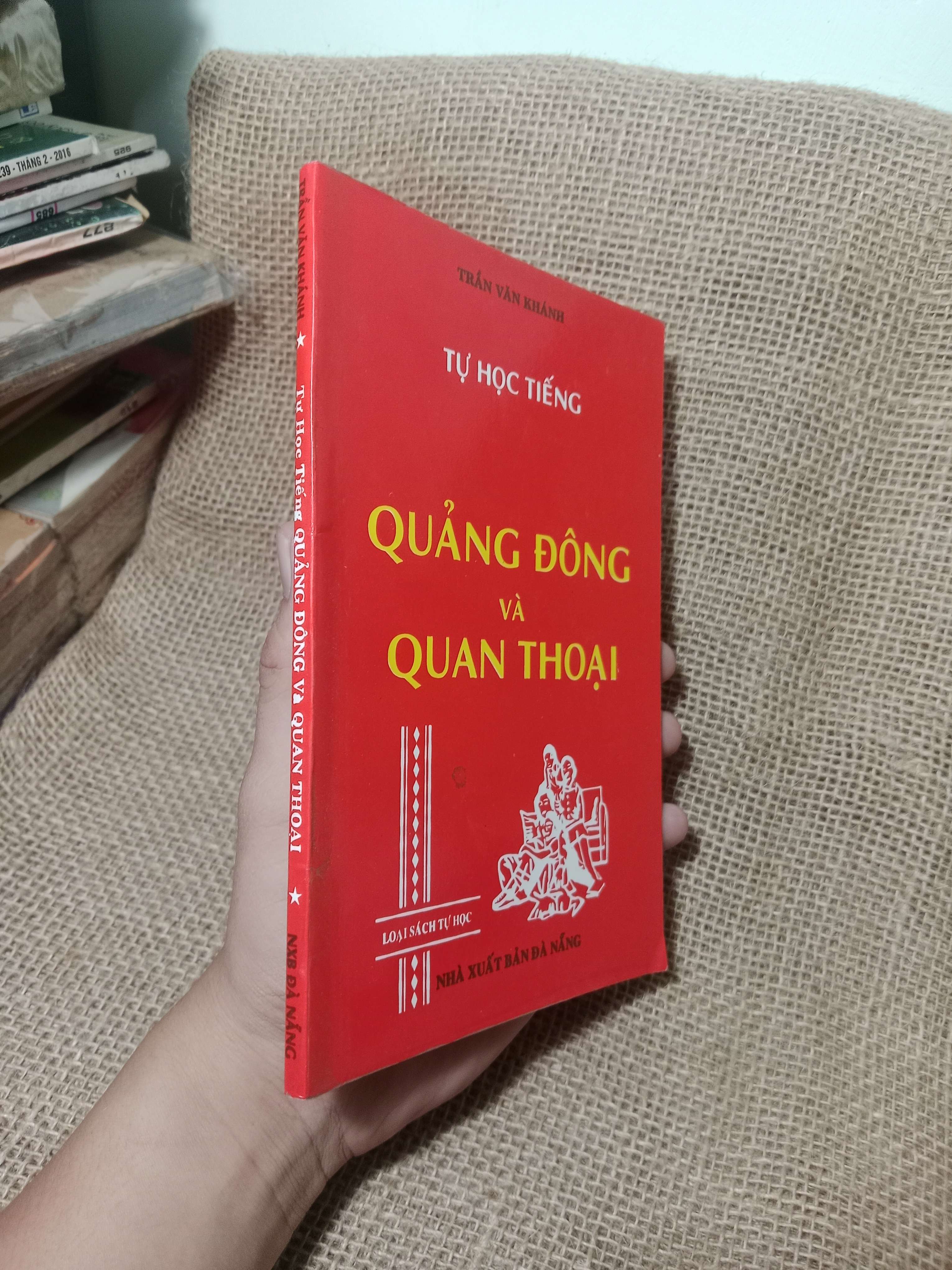 Tự học tiếng Quảng Đông và quan thoại - Trần Văn Khánh 1998 mới 80% (Sách học tiếng Trung) HLSC