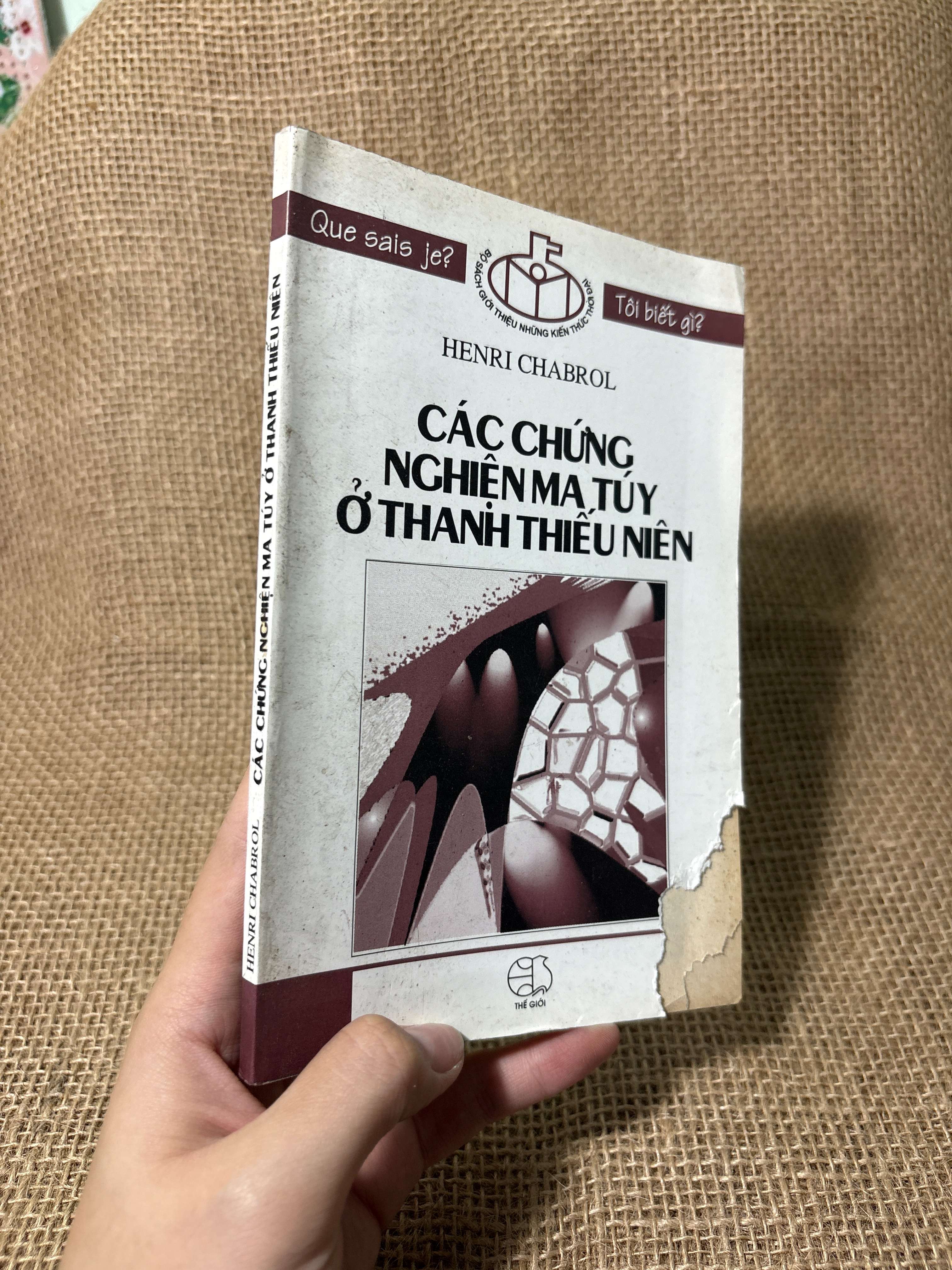 Các chứng nghiện ma túy ở thanh thiếu niên - Henri Chabrol 2002 mới 70%, bị mọt (Sách kiến thức tổng hợp) HLSC