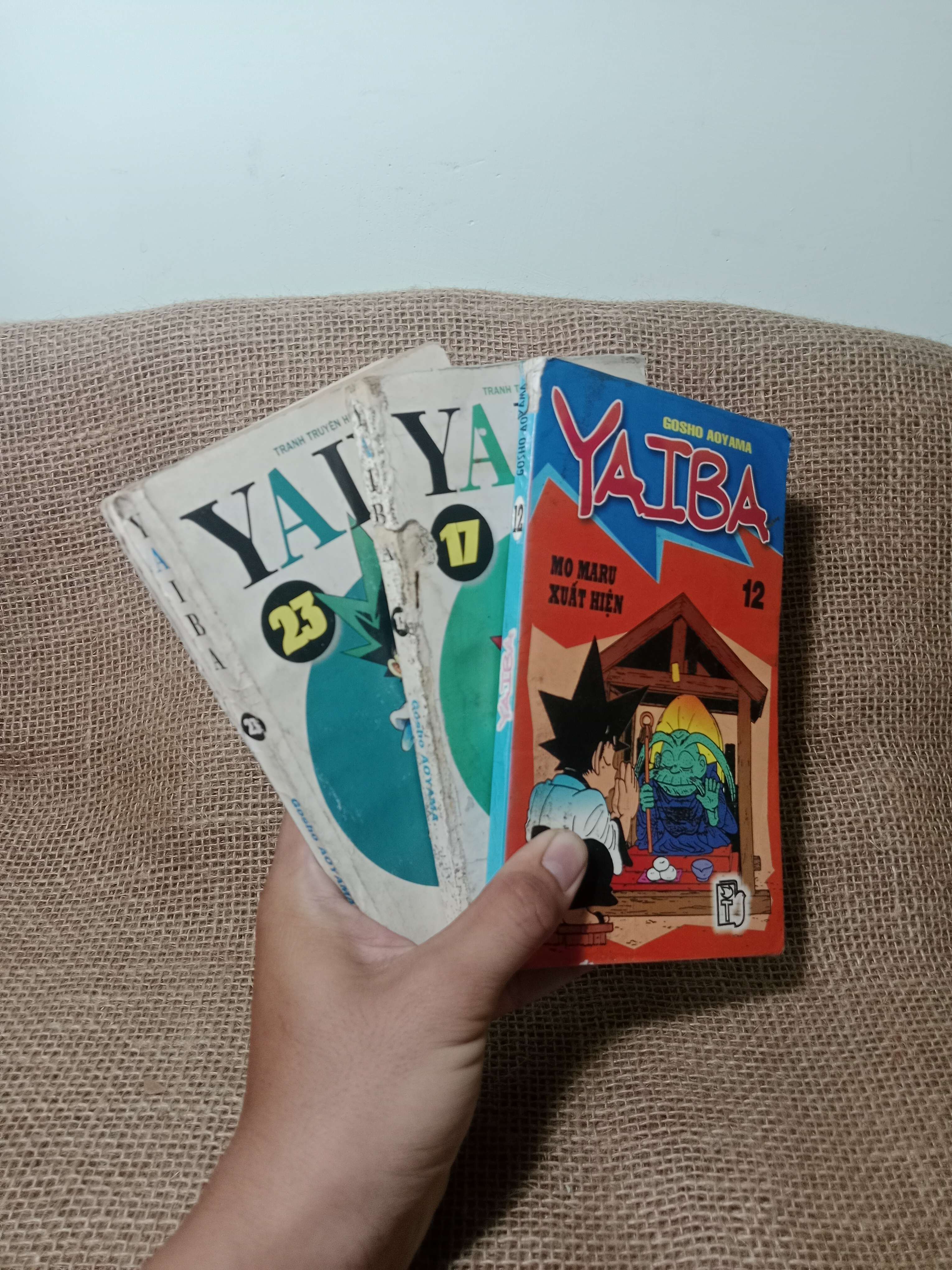 3 cuốn Yaiba (tập 12,17,23) mới 70%, tróc gáy (Truyện tranh ) HLSC