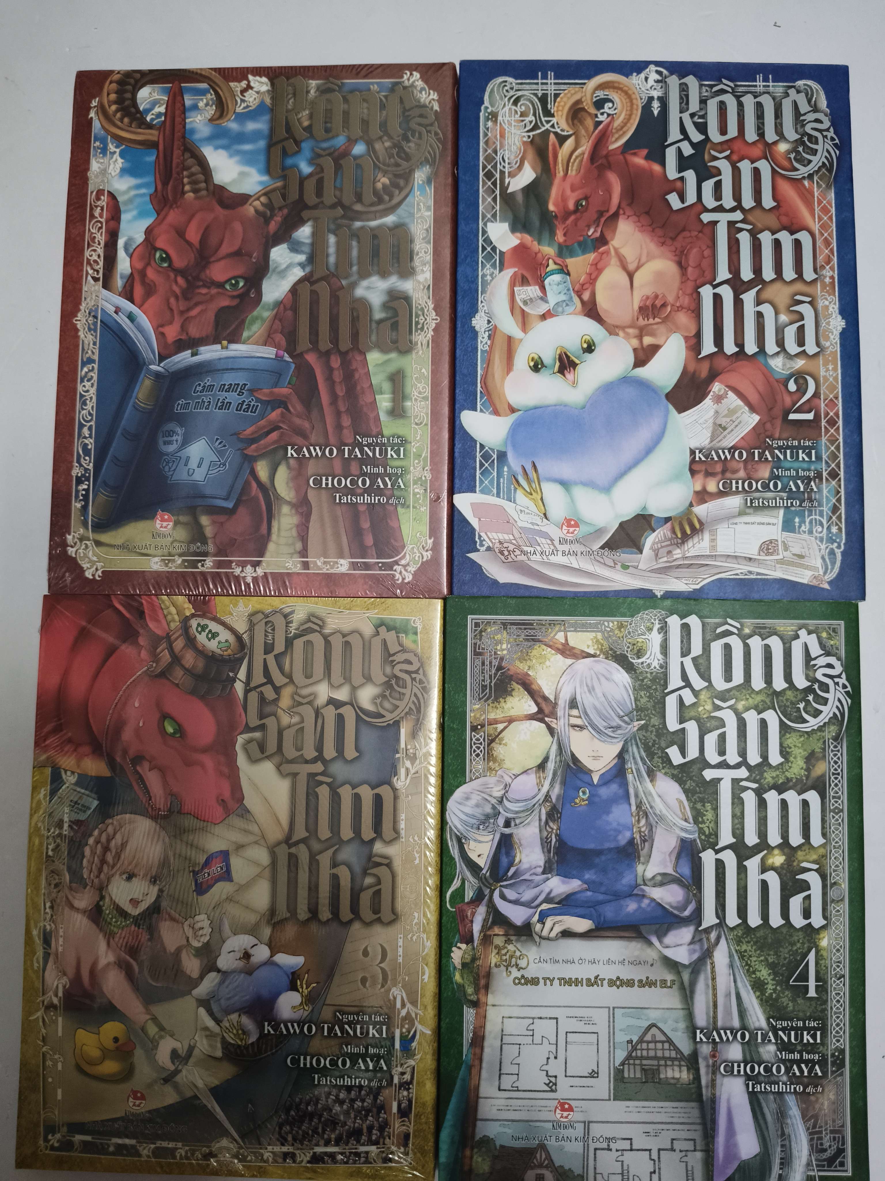 Rồng săn tìm nhà 1, 2, 3, 4, - Xb 2024 - 704 trang (1,3 nguyên seal) (Truyện tranh ) ANTQ