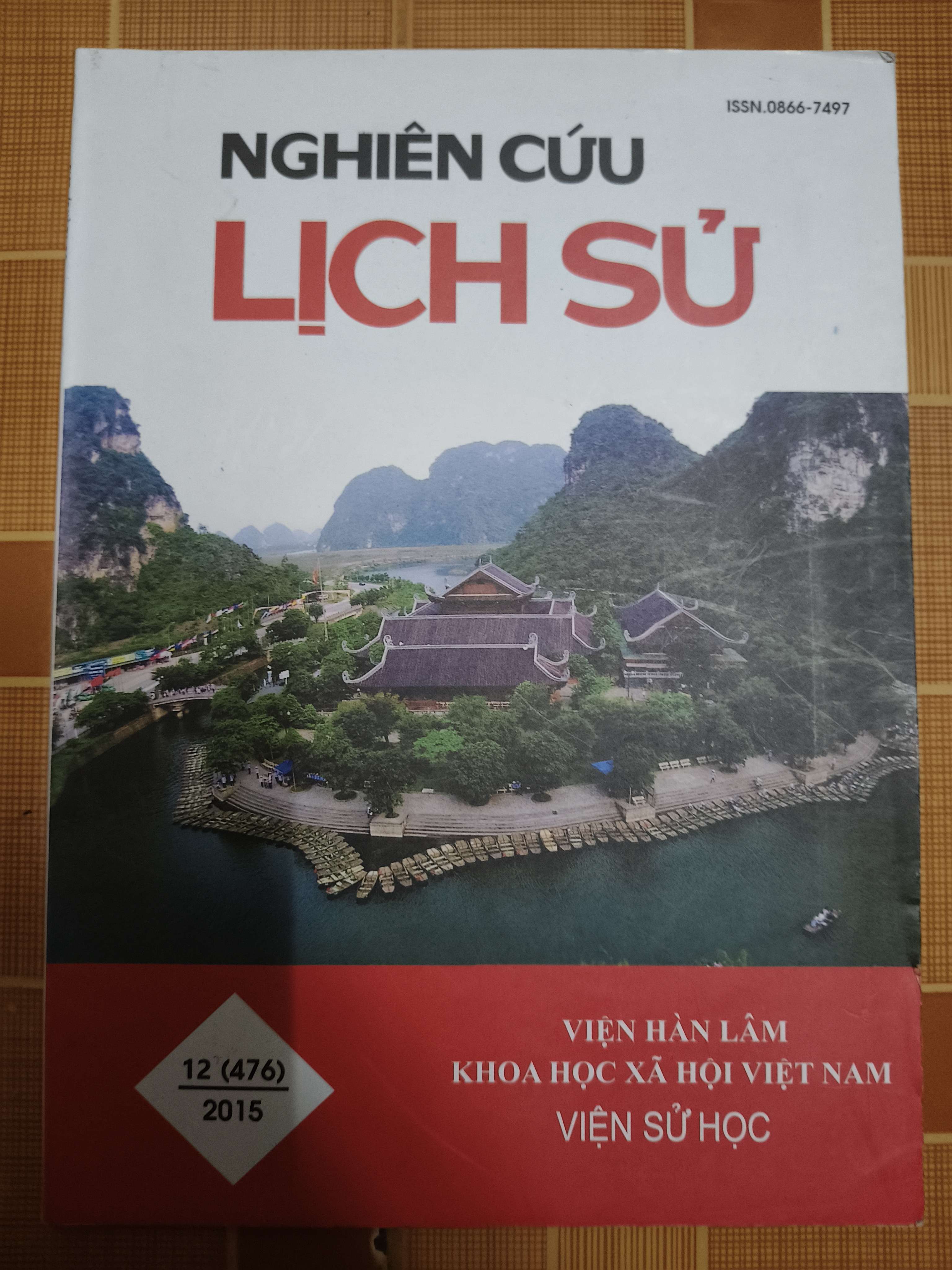 Nghiên cứu lịch sử 12 (476)/2015 - 86 trang - Kt 19 x 26.5 (Sách lịch sử - triết học) ANTQ