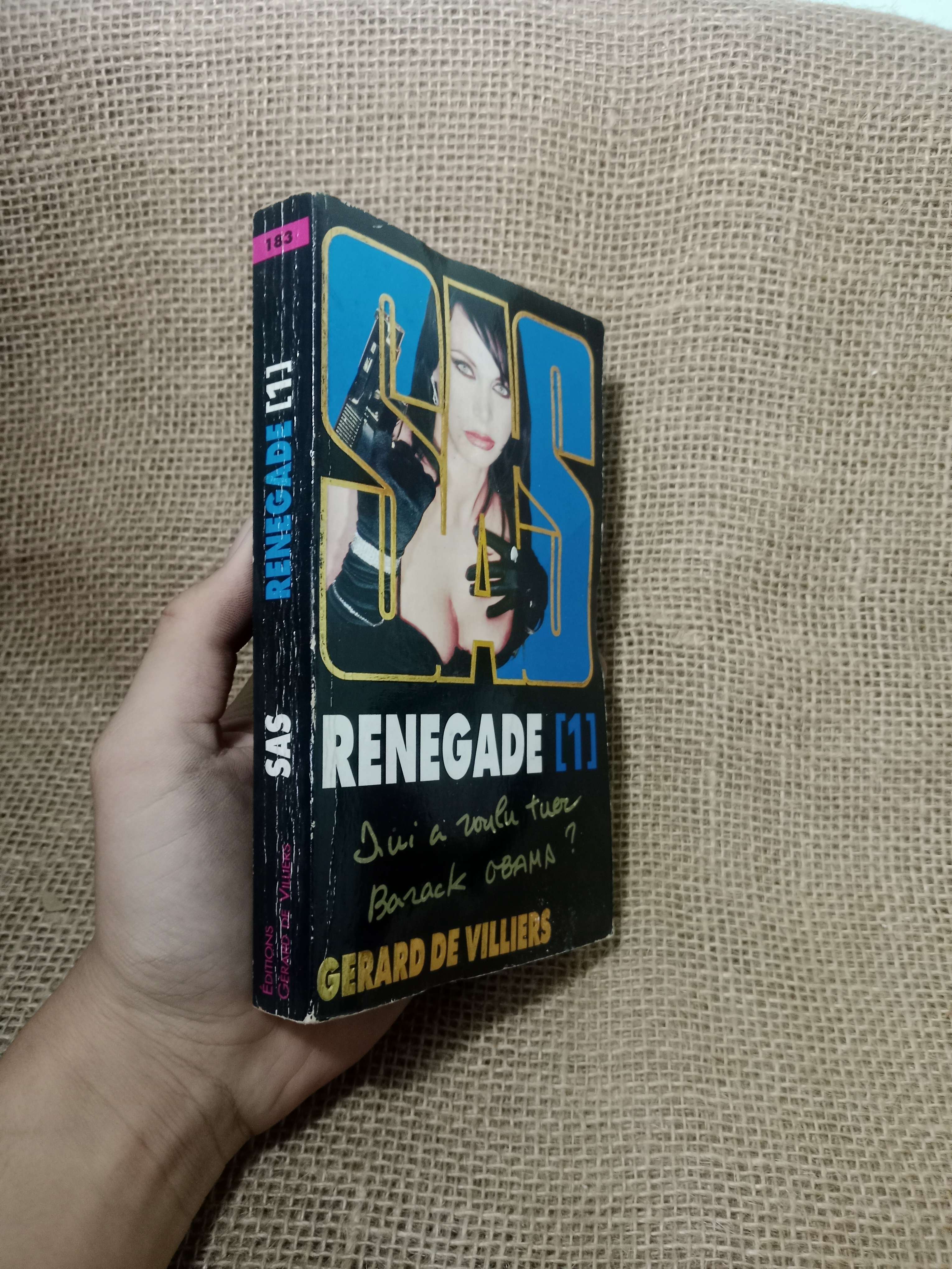SAS renegade [1] - Gerard De Villiers 2010 mới 70%, tróc gáy (Sách ngoại) HLSC