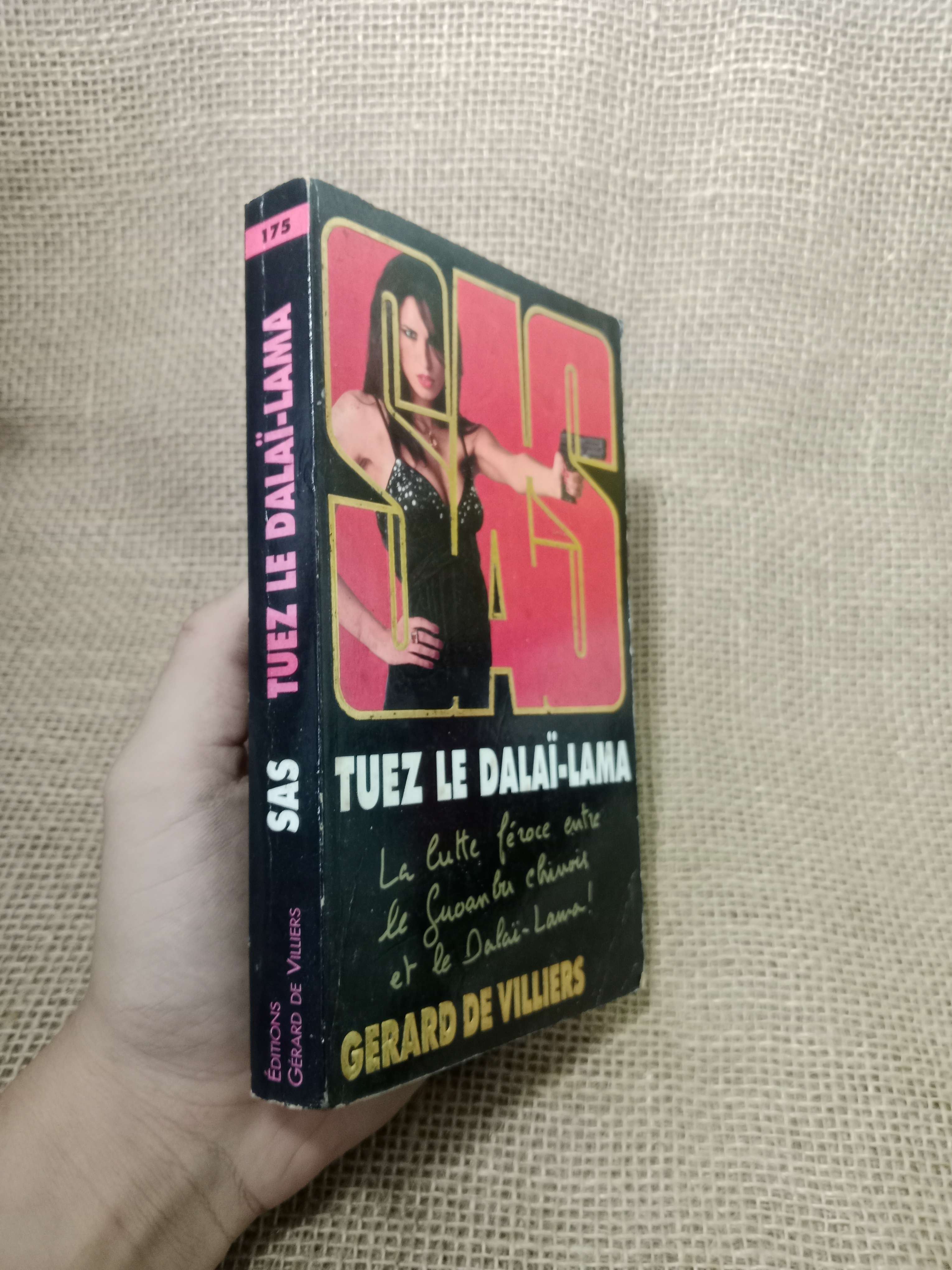 SAS tuez le dalai-lama - Gerard De Villiers 2008 mới 70%, tróc gáy (Sách ngoại) HLSC