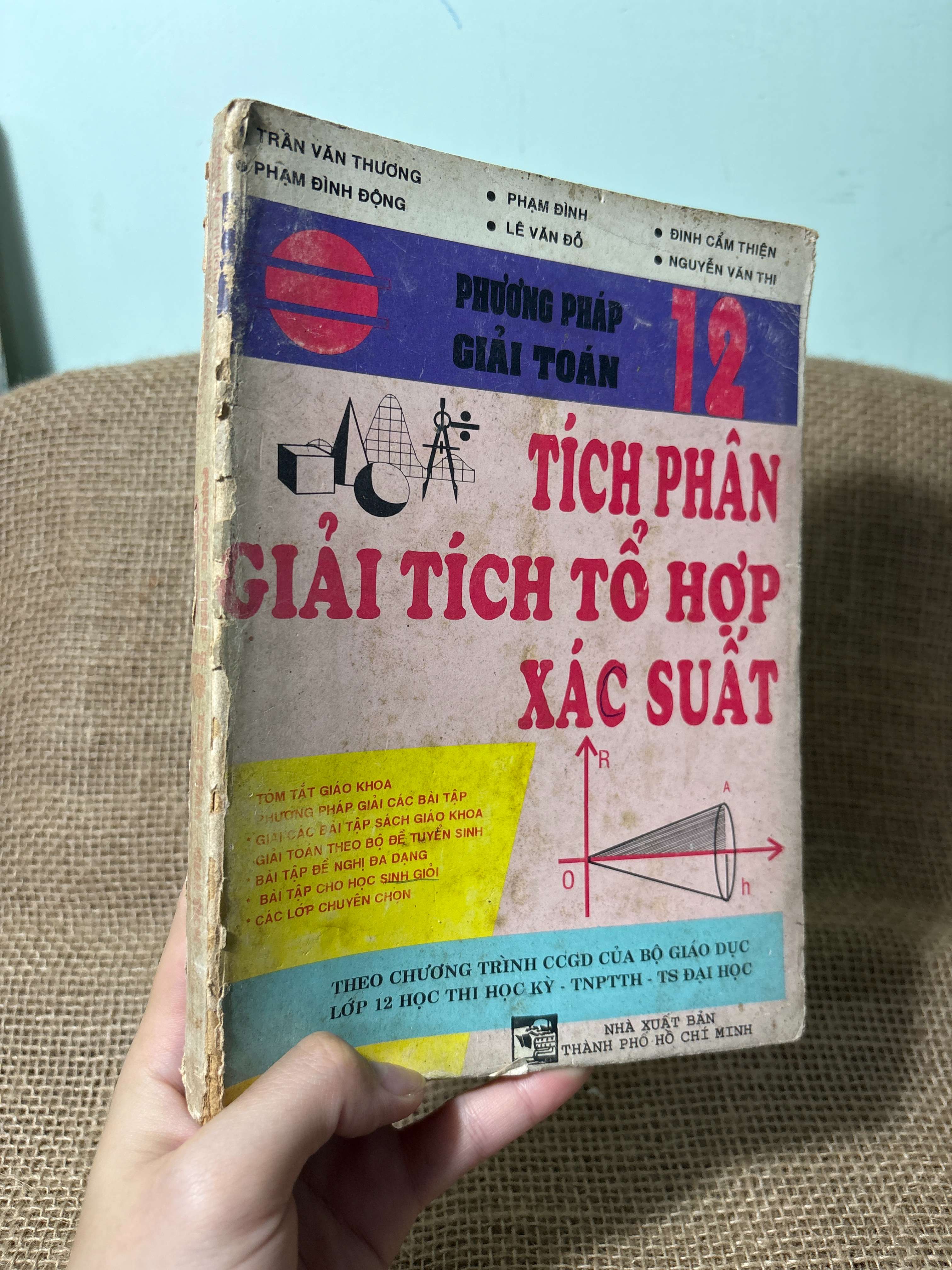 Phương pháp giải toán 12 tích phân giải tích tổ hợp xác suất 1994 mới 70%, tróc gáy (Sách giáo khoa - giáo trình) HLSC