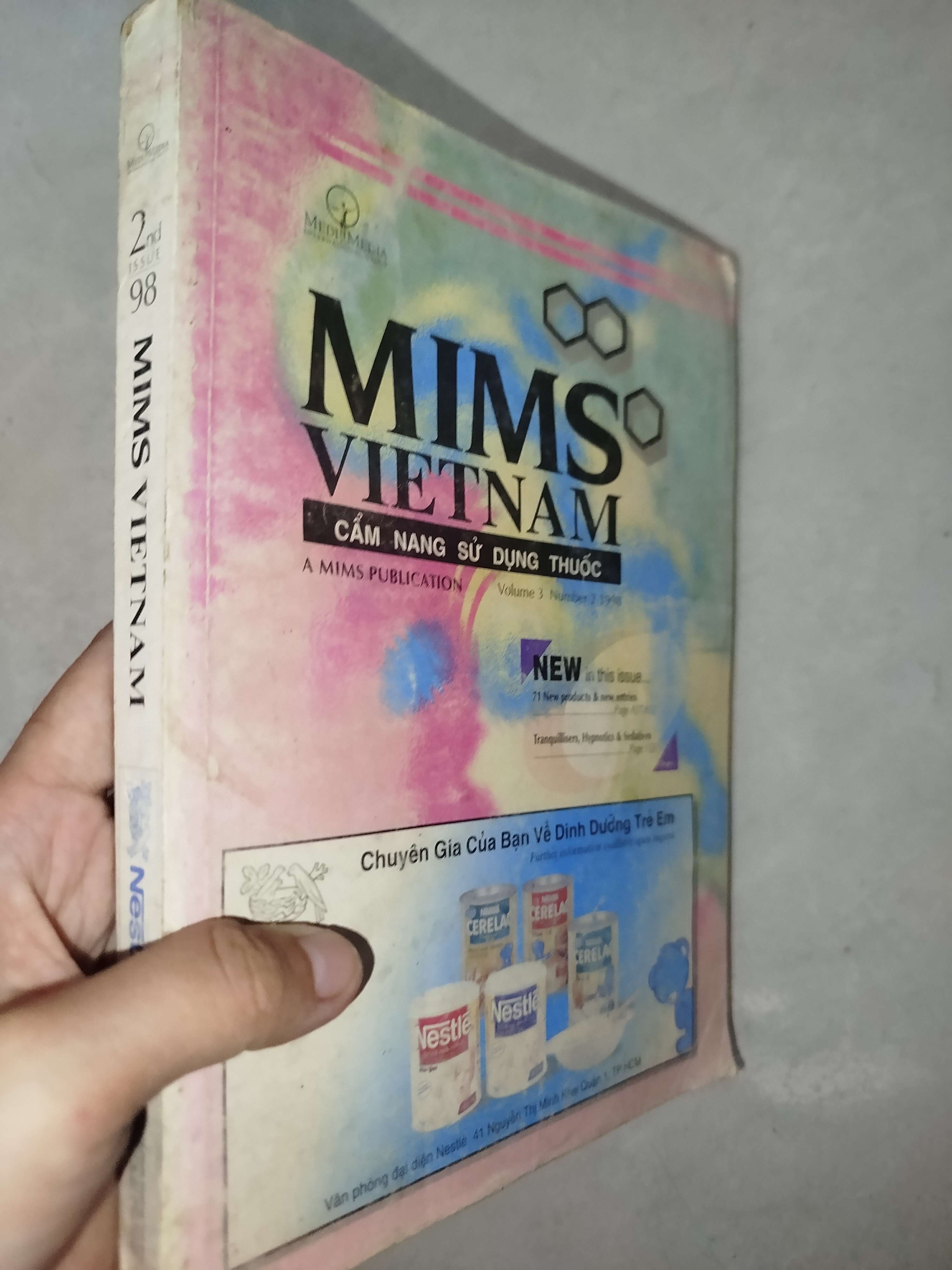 MIMS VIETNAM Cẩm nang sử dụng thuốc 1998 (Sách Y học - Sức khỏe - Thể thao) Mới 80% GZB