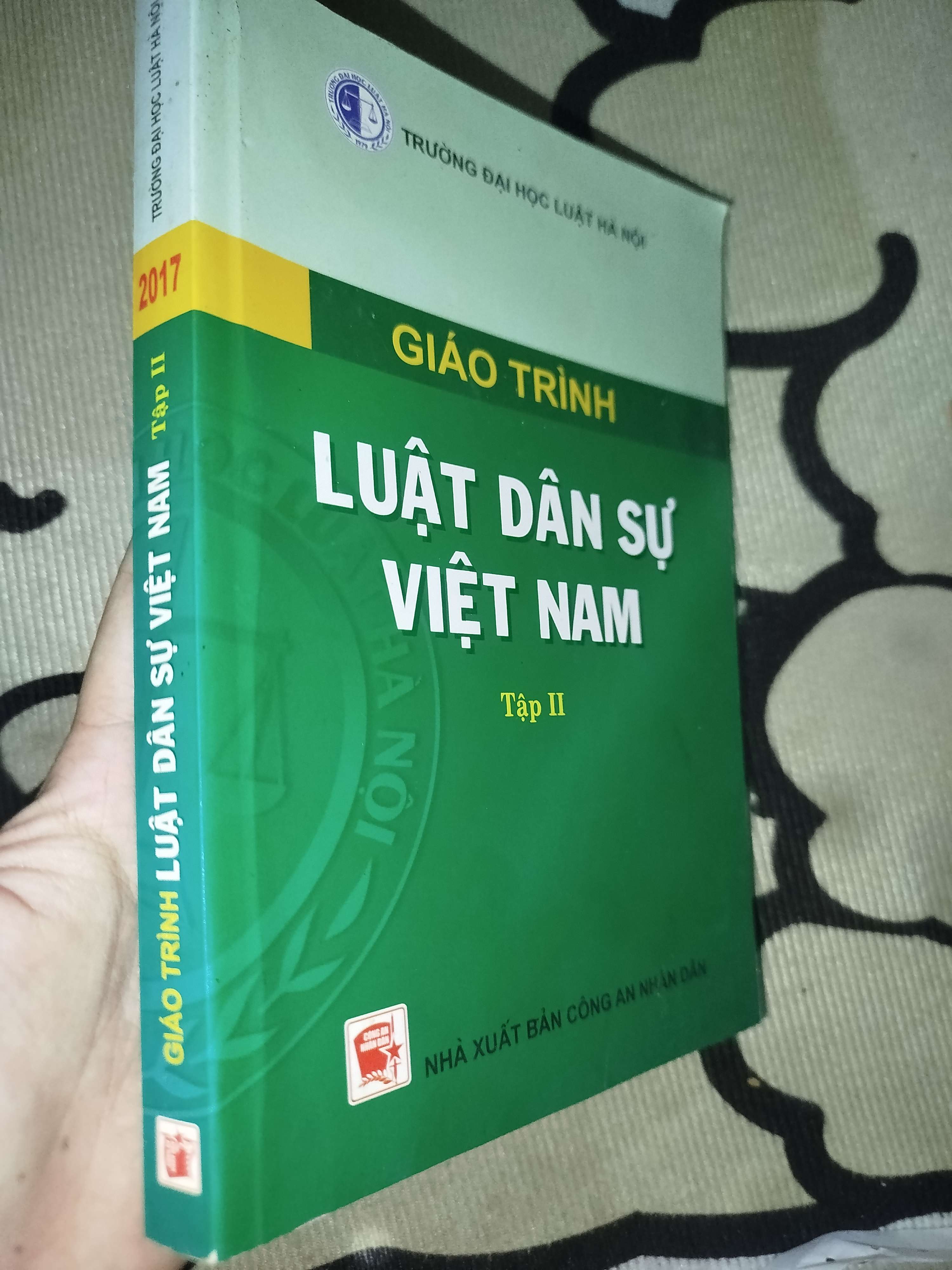 Giáo trình luật dân sự Việt Nam tập 2 2017 2017 (Giáo trình đại học - cao đẳng) Mới 80% GZB