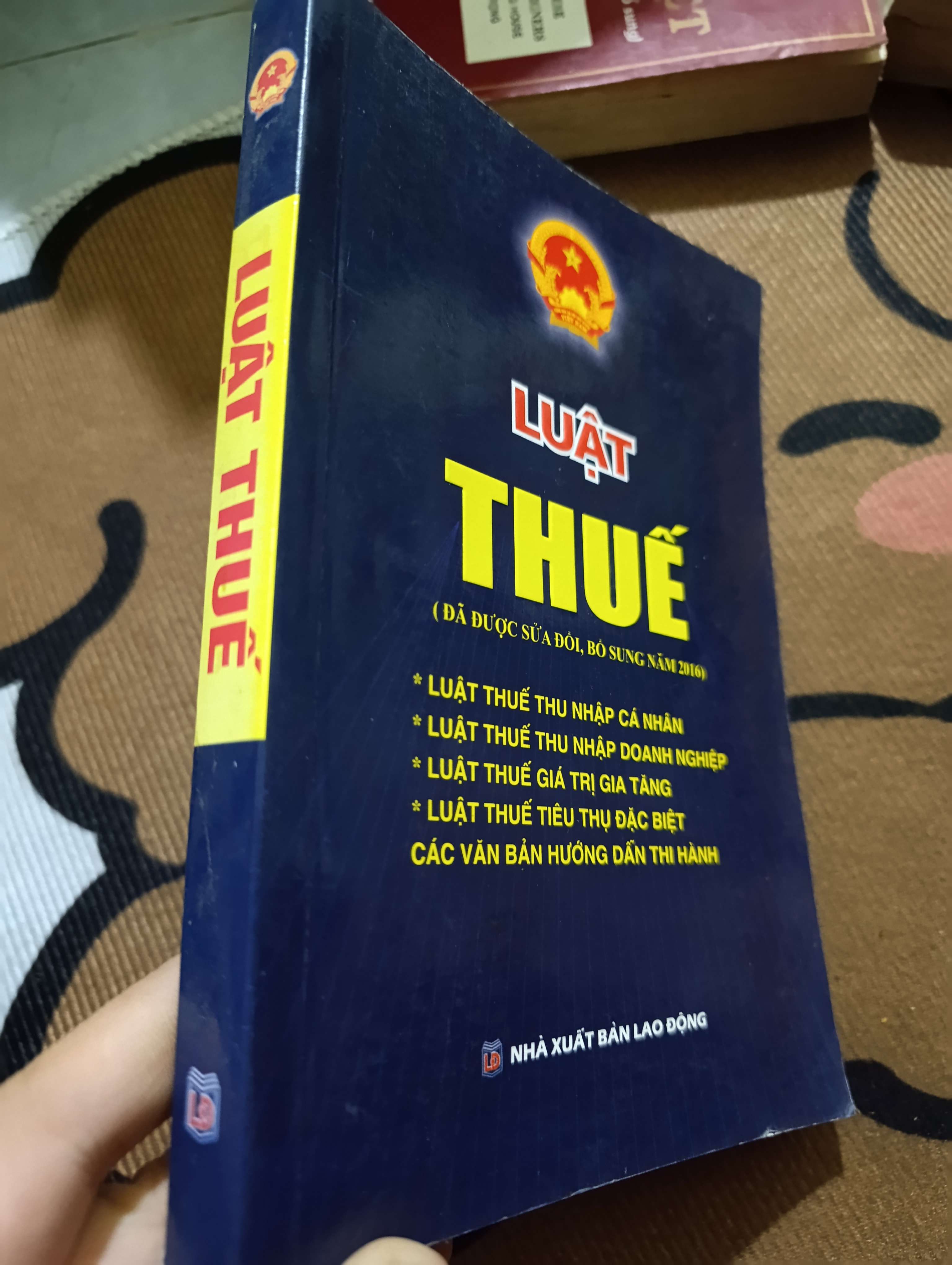 Luật thuế 2016 (Sách chính trị - pháp lý) Mới 80% GZB