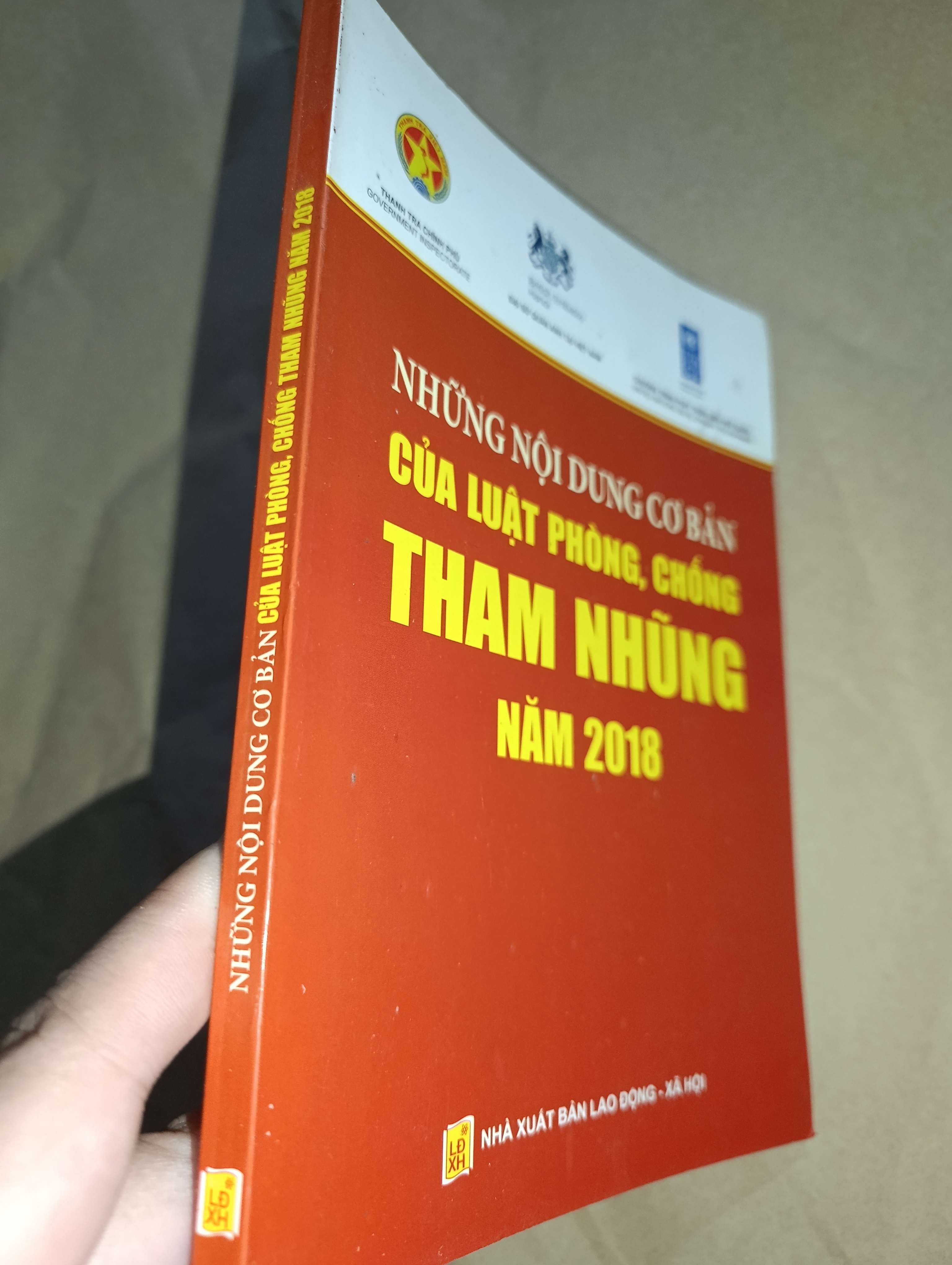 Những nội dung cơ bản của luật phòng, chống tham nhũng năm 2018 2018 (Sách chính trị - pháp lý) Mới 80% GZB