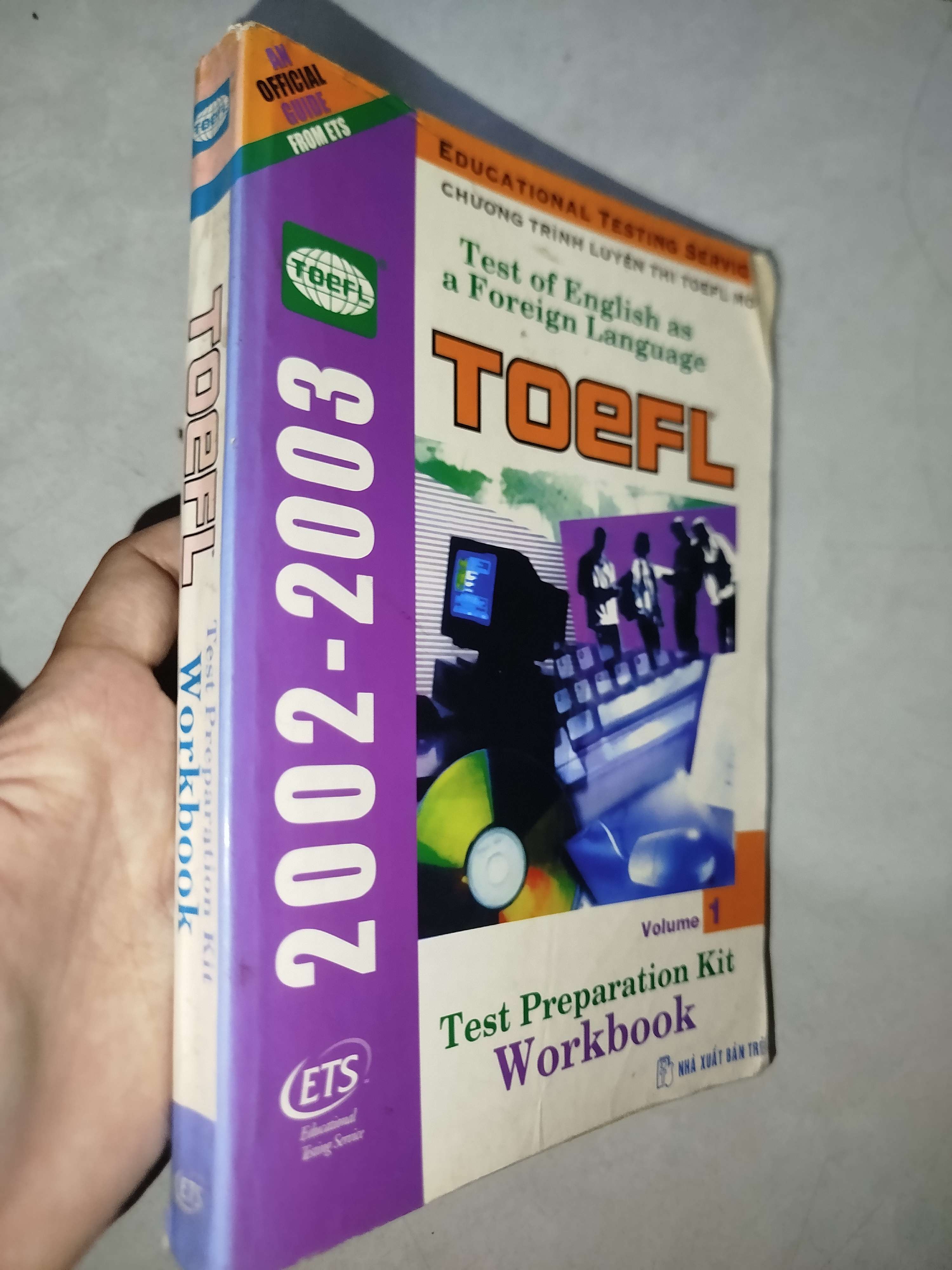 Toefl test preparation kit workbook 2002 (Sách tự học tiếng Anh) Mới 80% GZB