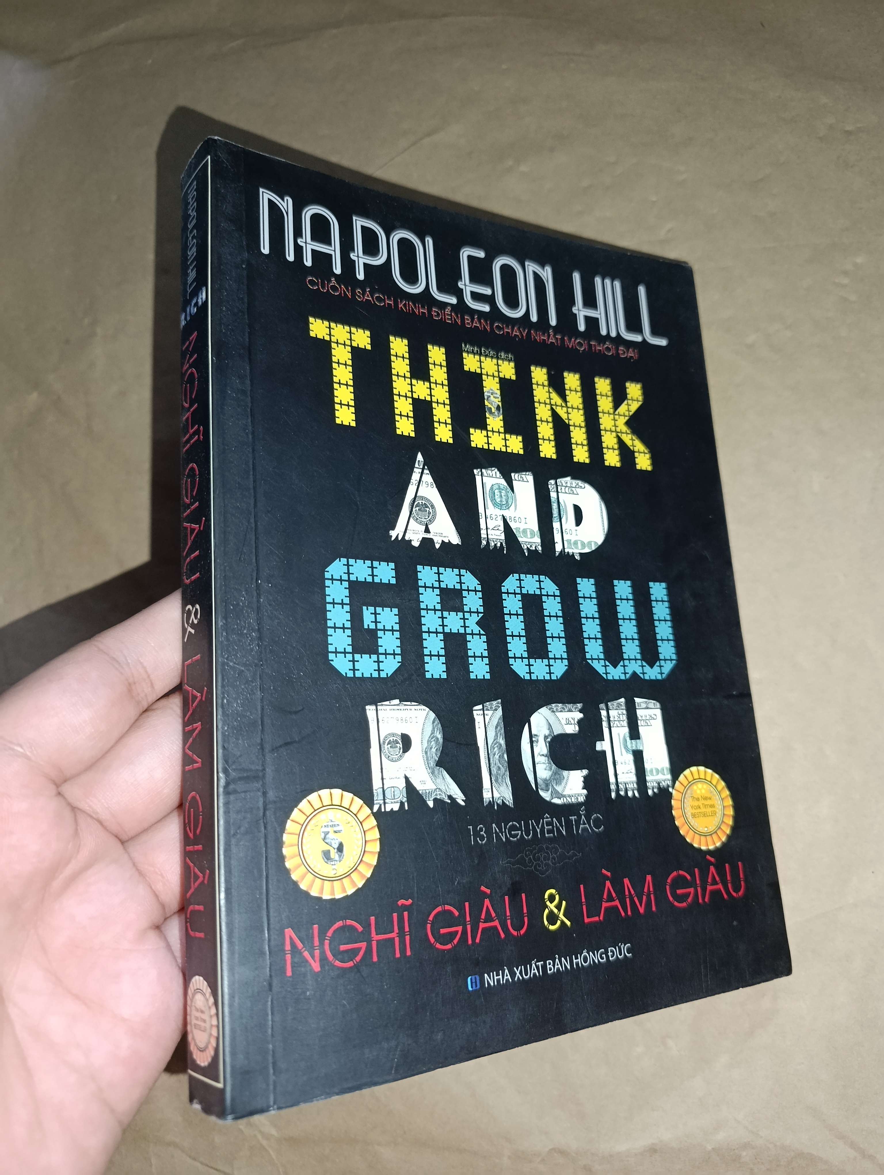 Nghĩ giàu & làm giàu - Napoleon Hill 2021 (Sách kỹ năng) Mới 80% GZB