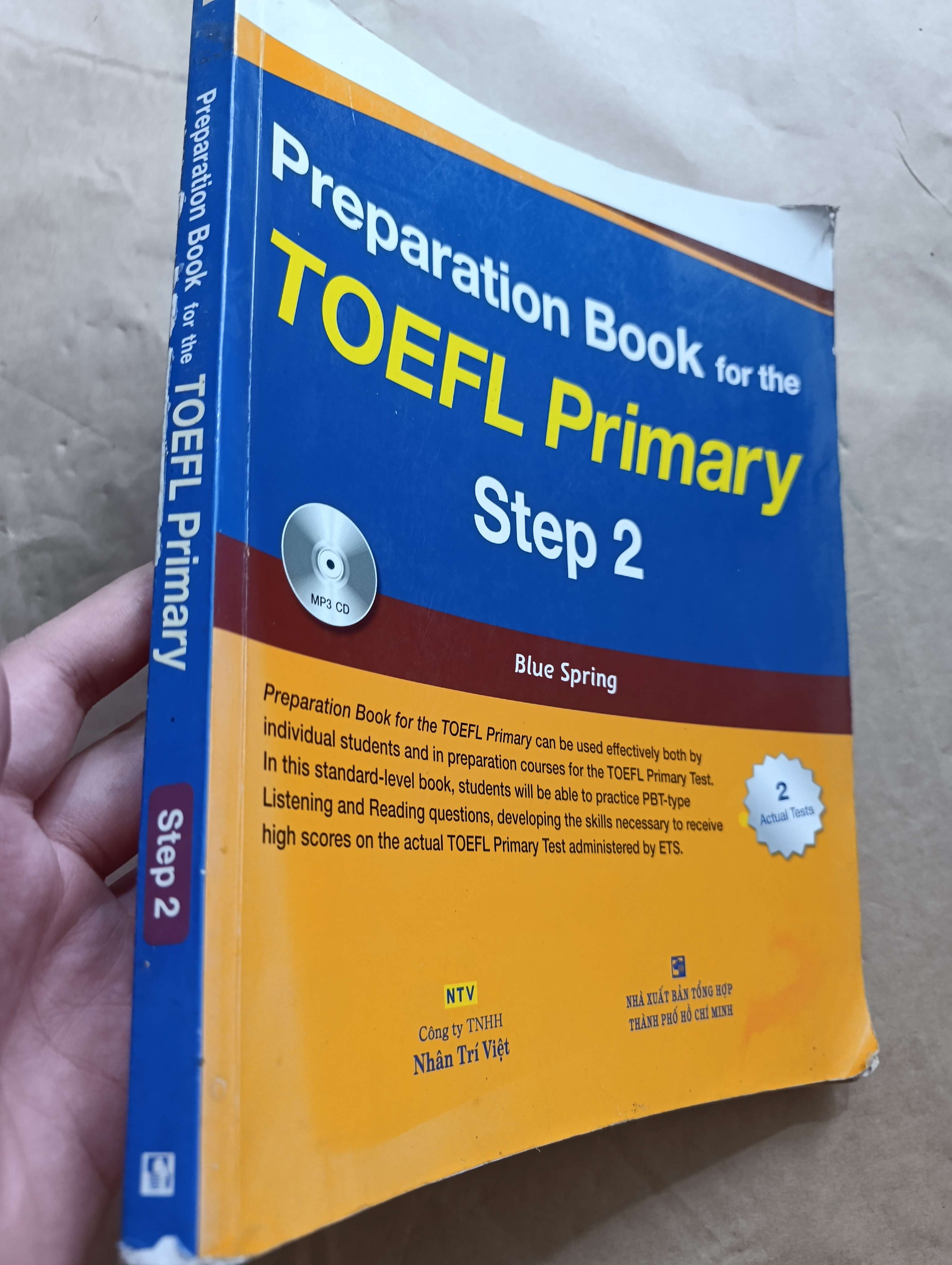 Preparation book for the Toefl Primary step 2 2015 (Sách tự học tiếng Anh) Mới 80% GZB