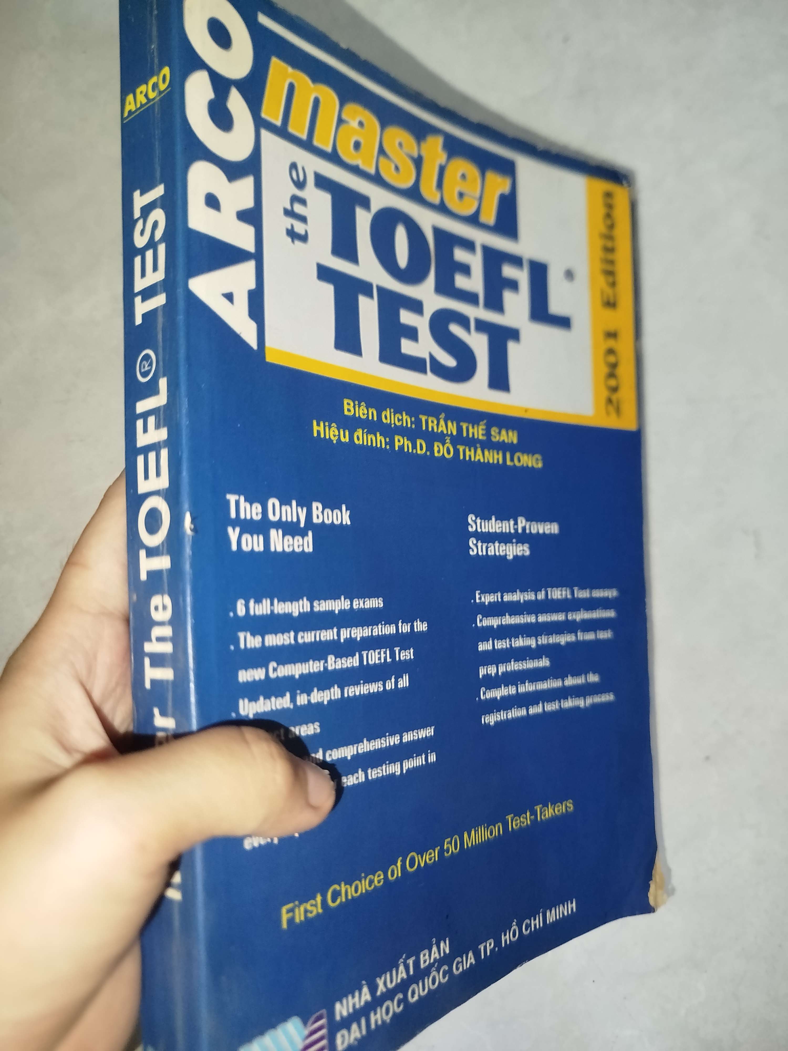 Master the Toefl test 2001 (Sách tự học tiếng Anh) Mới 80% GZB