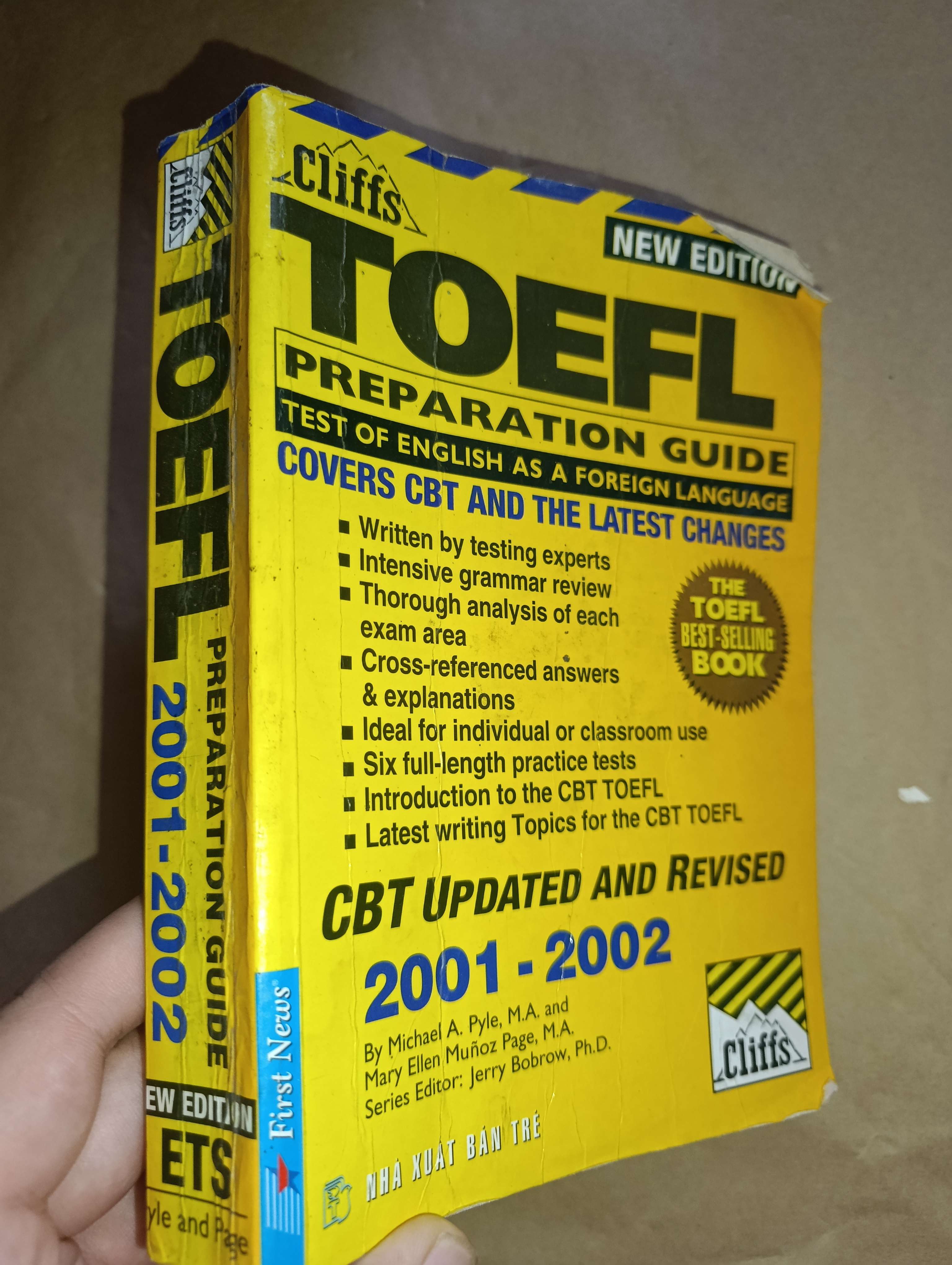 Toefl preparation guide 2001 - 2002 2005 (Sách tự học tiếng Anh) Mới 80% GZB