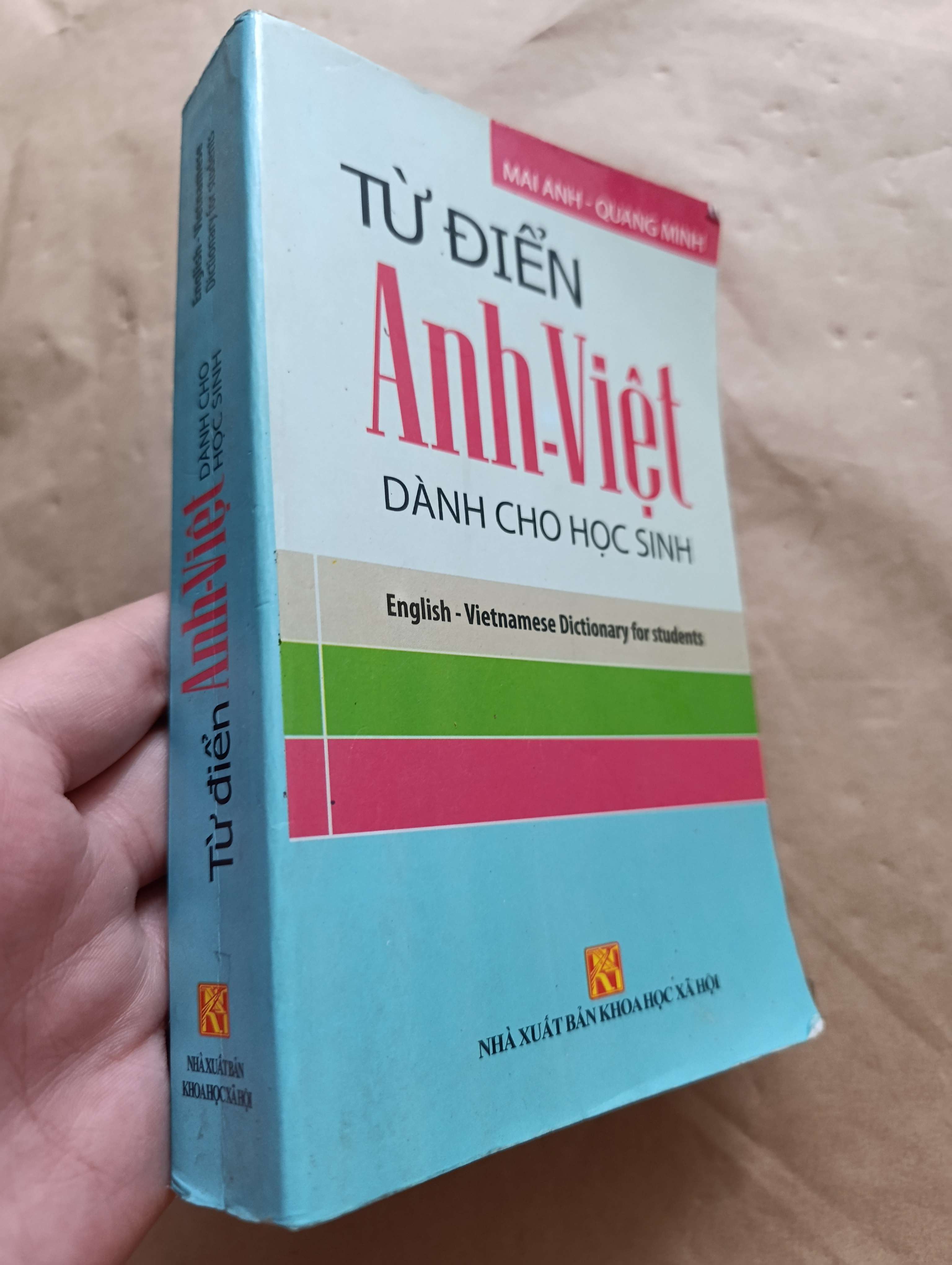 Từ điển Anh - Việt dành cho học sinh - Mai Anh, Quang Minh 2015 (Từ điển) Mới 80% GZB