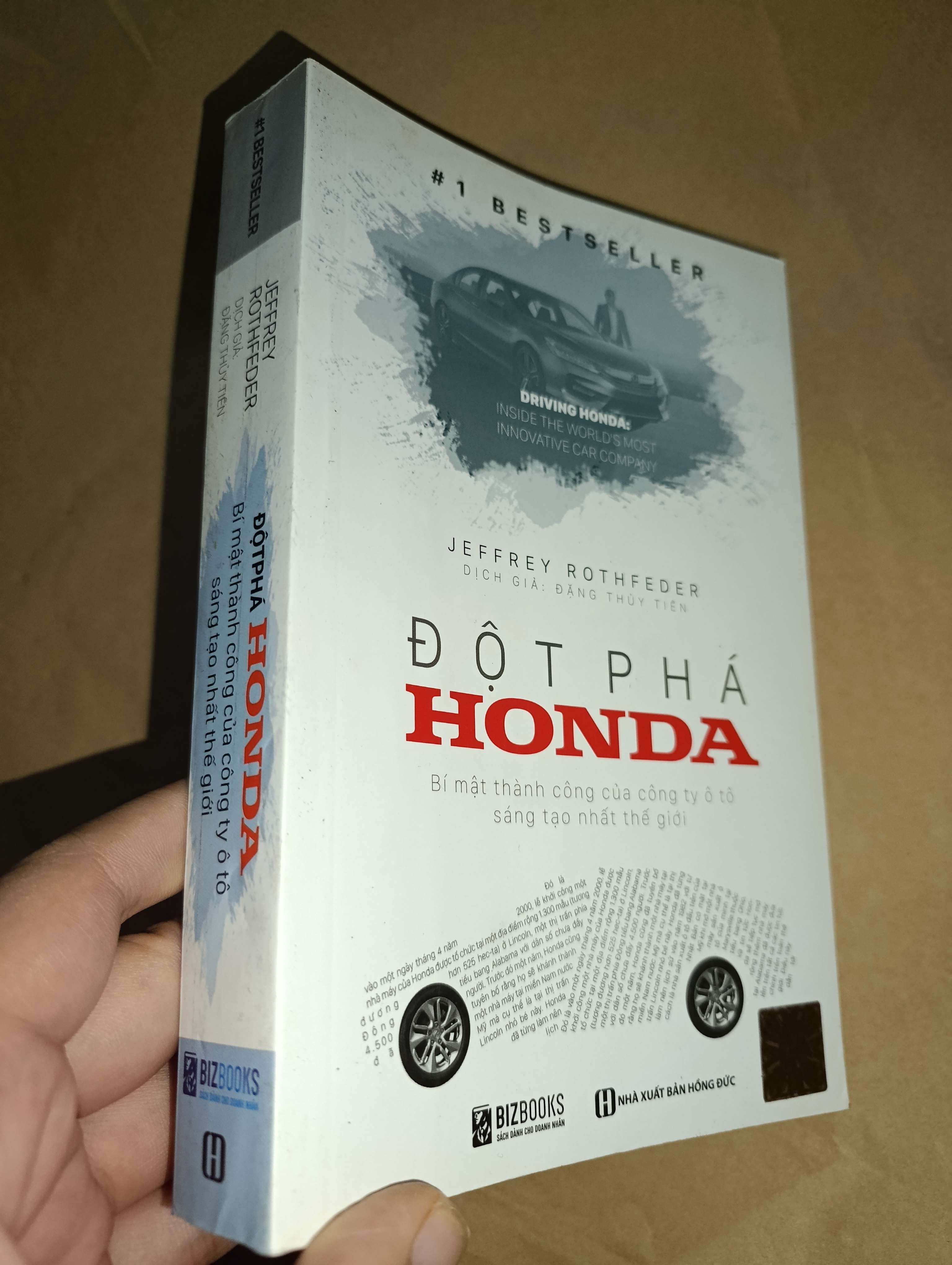 Đột phá Honda bí mật thành công của công ty ô tô sáng tạo nhất thế giới - Jeffrey Rothfeder 2019 (Kinh doanh - Marketing) Mới 80% GZB