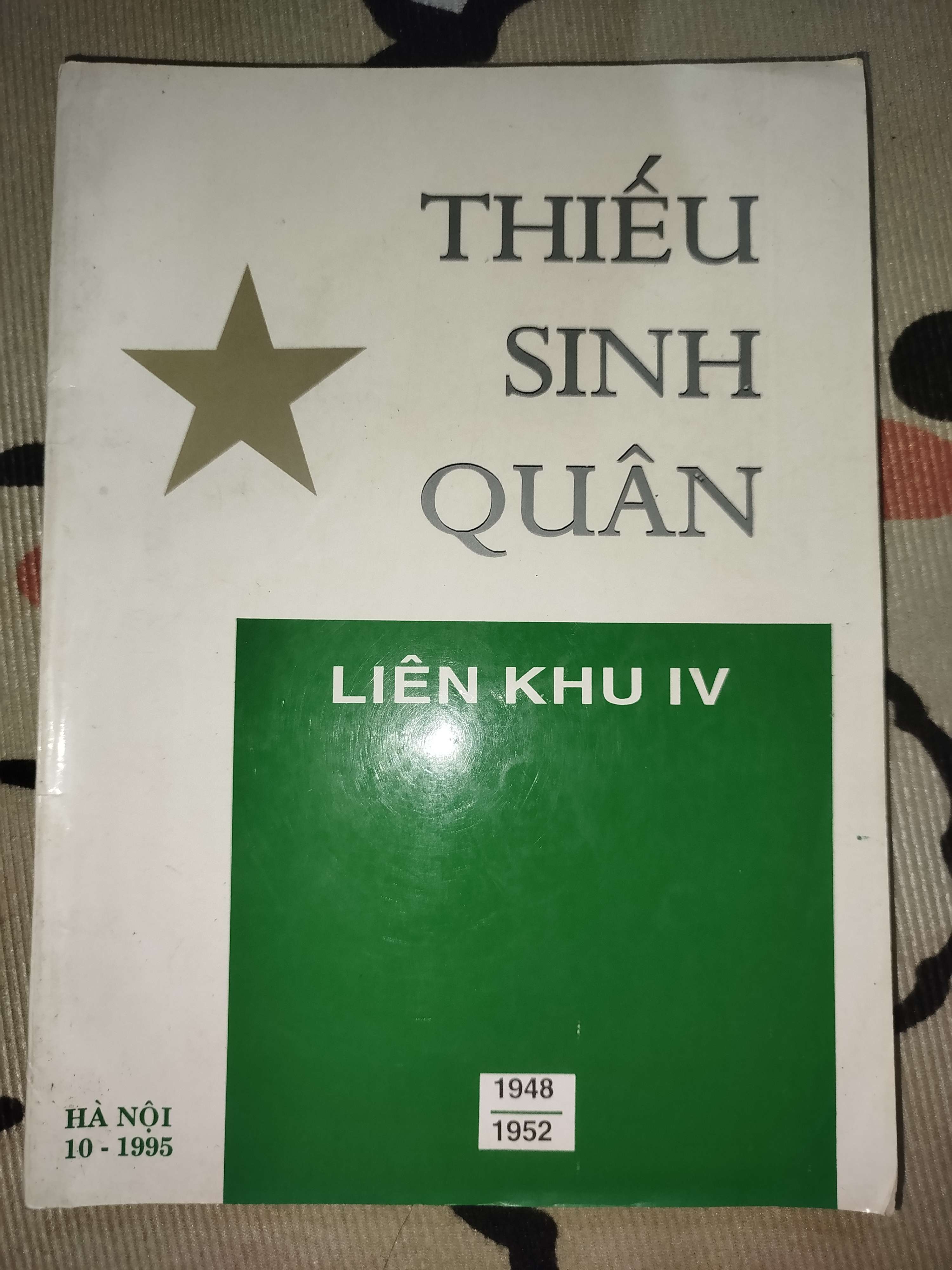 Thiếu sinh quân liên khu IV (1948-1952) 1995 (Sách lịch sử - triết học) Mới 80% GZB
