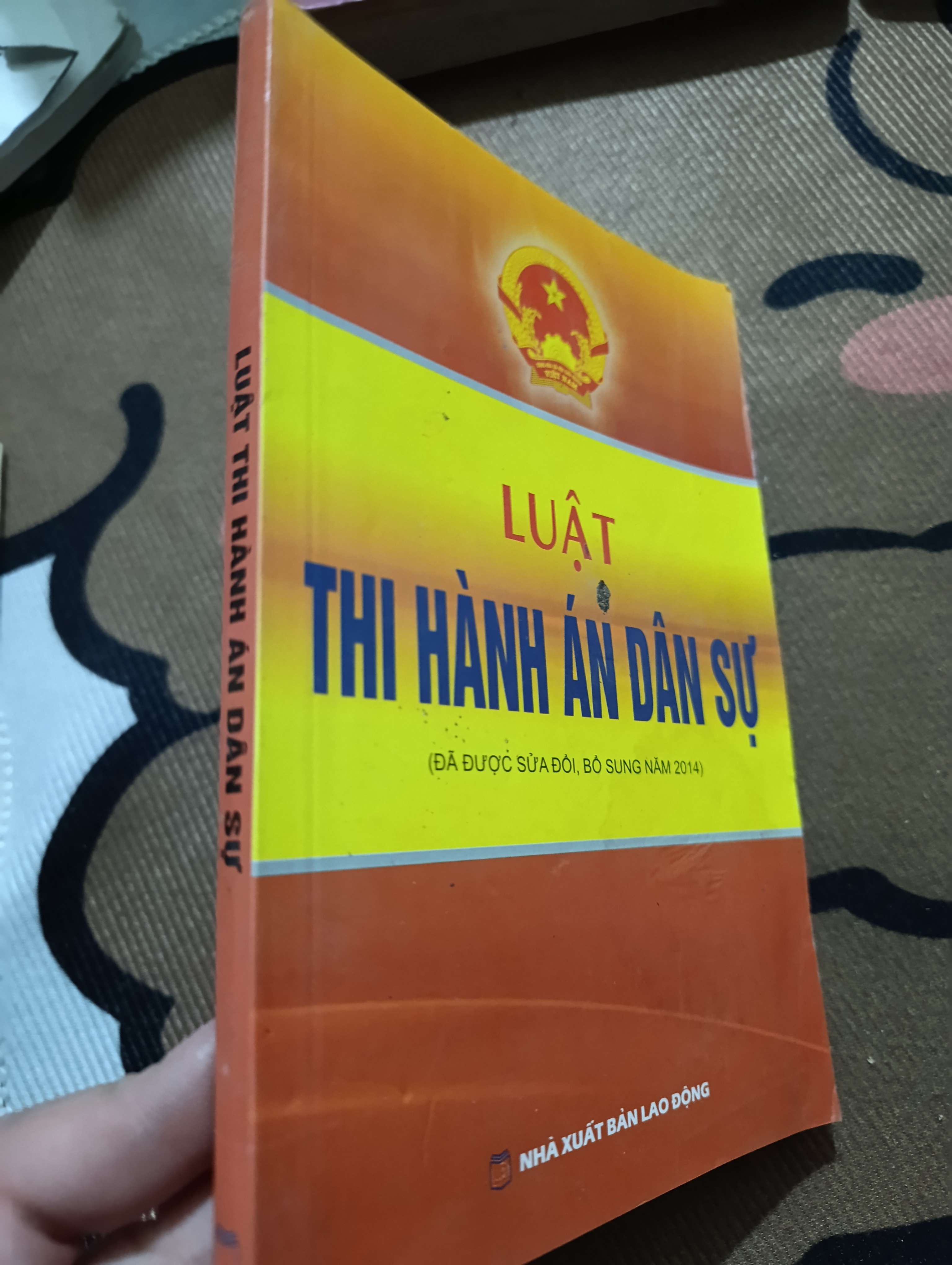 Luật thi hành án dân sự 2015 (Sách chính trị - pháp lý) Mới 80% GZB