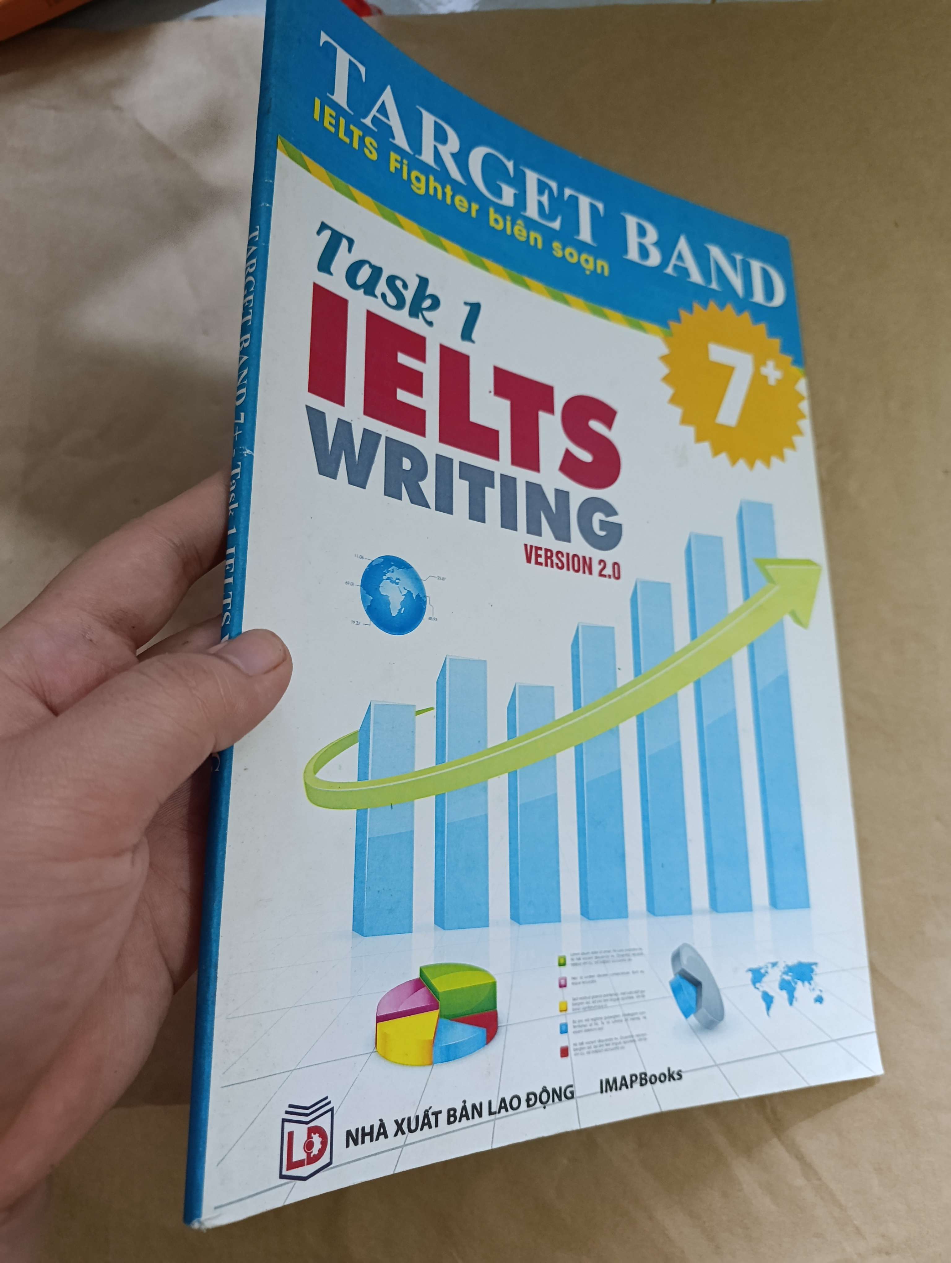Target band 7 Task 1 Ielts writing version 2.0 2010 (Sách tự học tiếng Anh) Mới 80% GZB