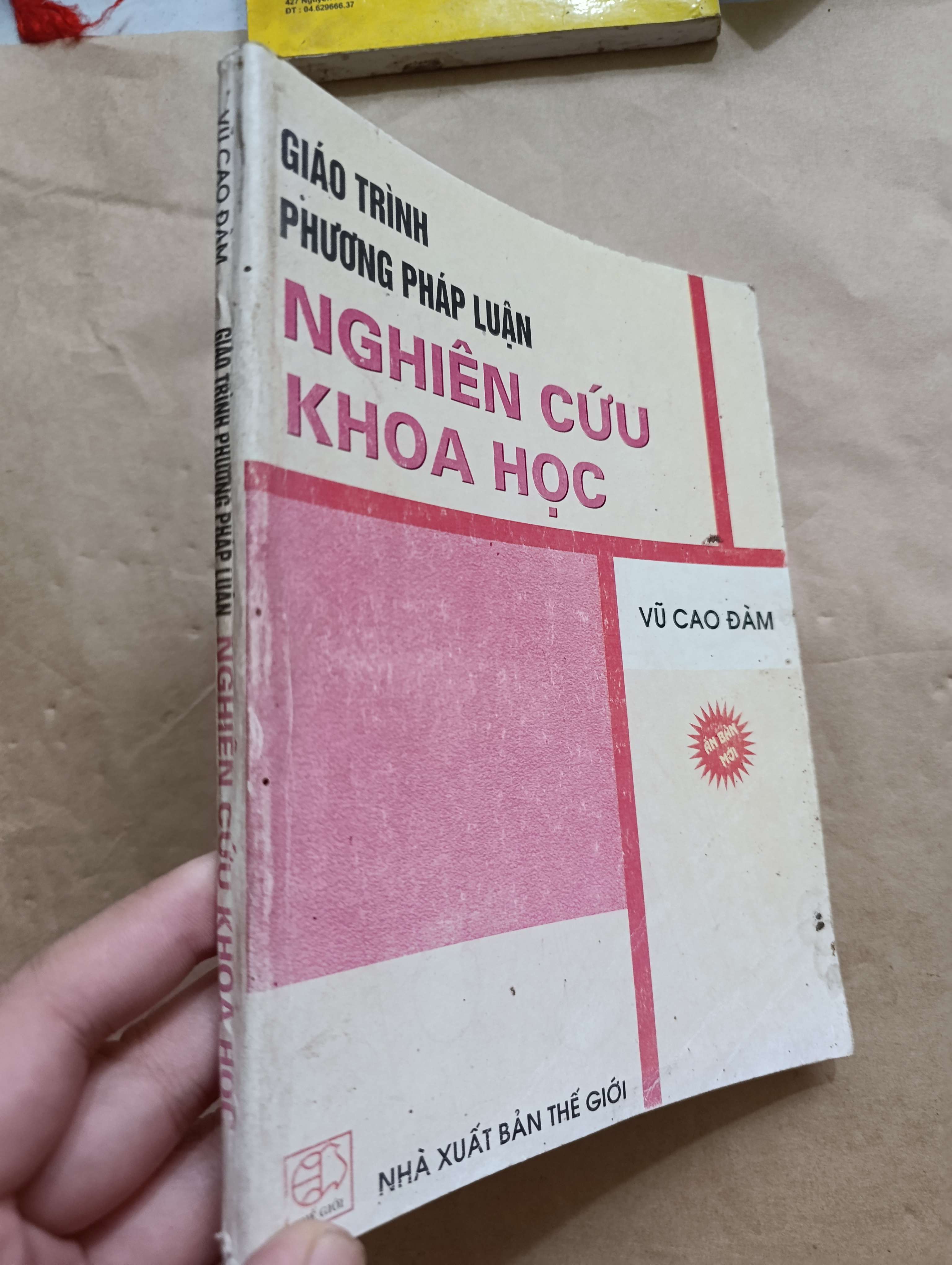 Giáo trình phương pháp luận nghiên cứu khoa học - Vũ Cao Đàm 2008 (Sách giáo khoa - giáo trình) Mới 80% GZB