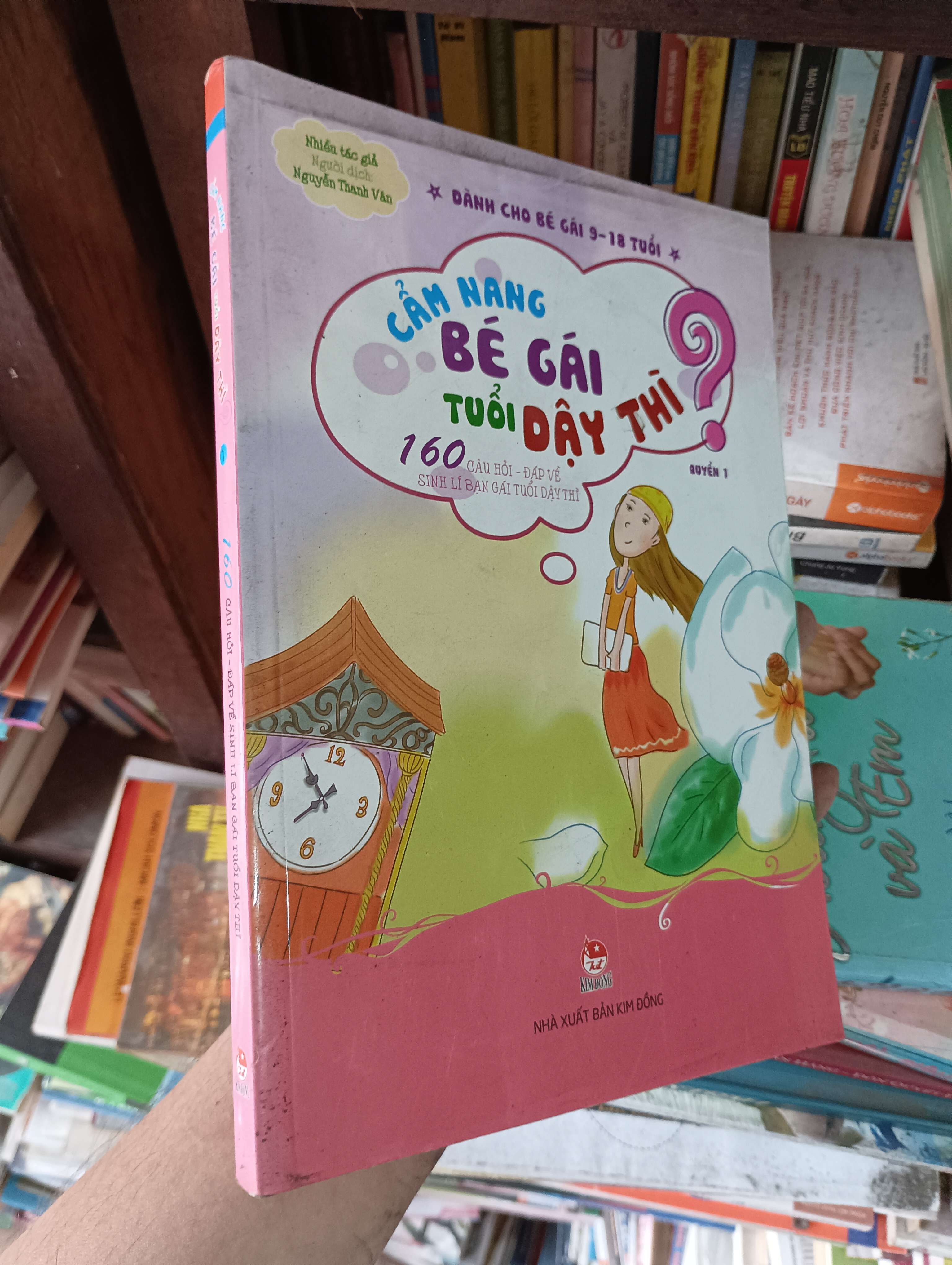 Cẩm Nang Bé Gái Tuổi Dậy Thì (Quyển 1 - 160 Câu hỏi - đáp về sinh lý bạn gái tuổi dậy thì) 2022 Mới 80% (Sách tâm lý học - giới tính) OKBK1T2