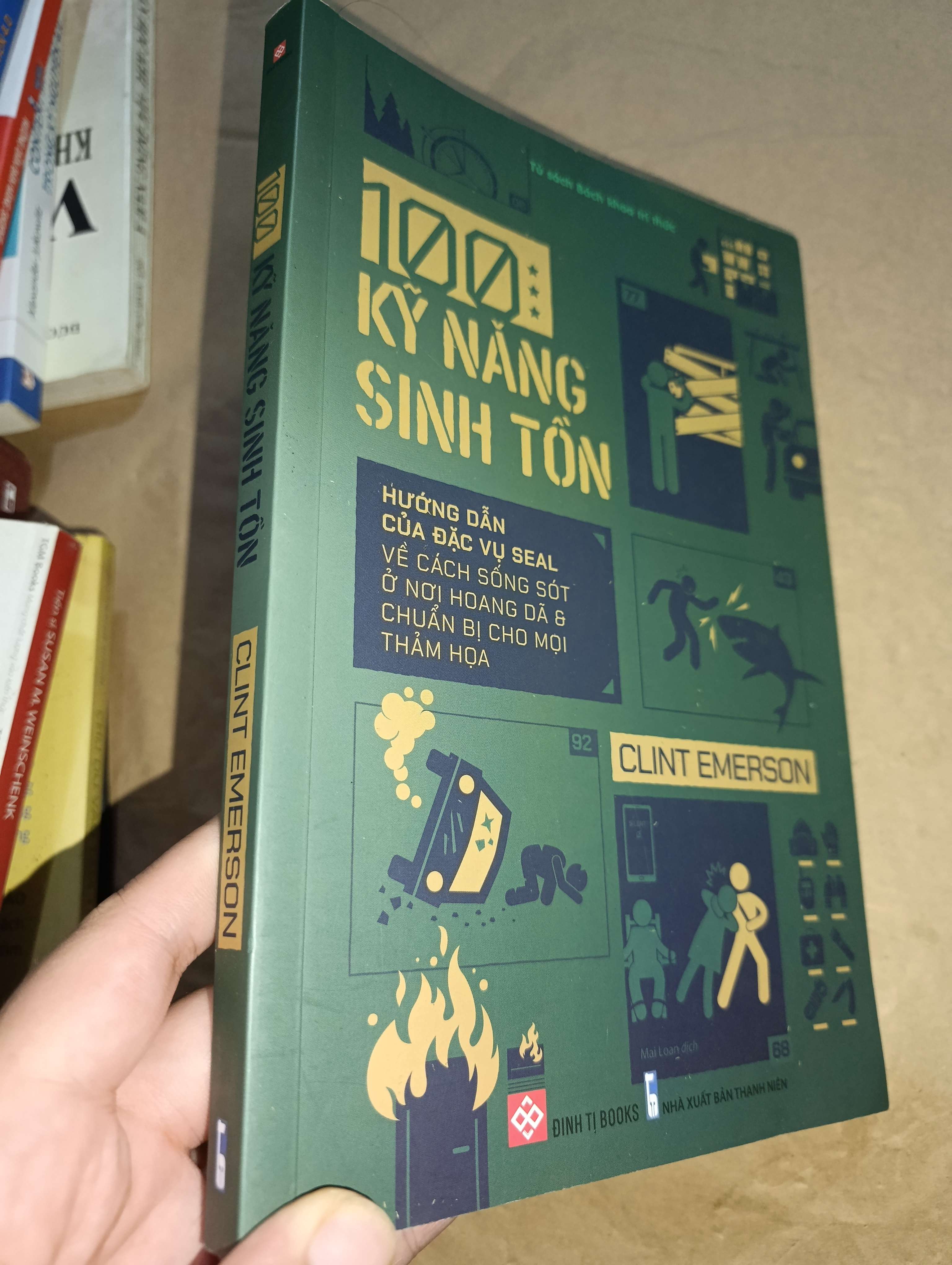 100 kỹ năng sinh tồn - Clint Emerson 2023 mới 80% (Sách kỹ năng) GZB