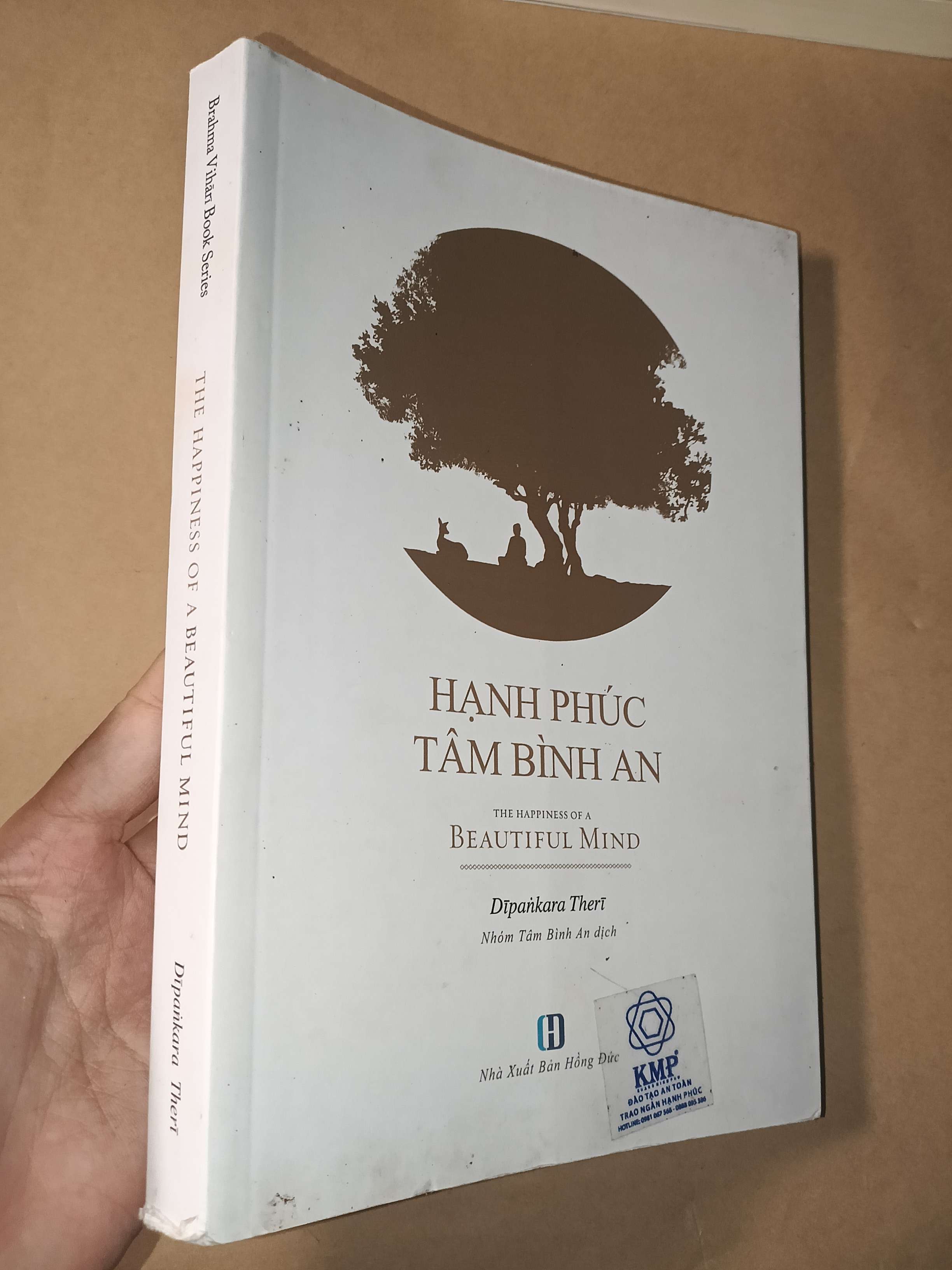 Hạnh phúc tâm bình an - Dipankara Therī 2018 mới 70% tróc gáy (Sách tôn giáo - tâm linh) GZB