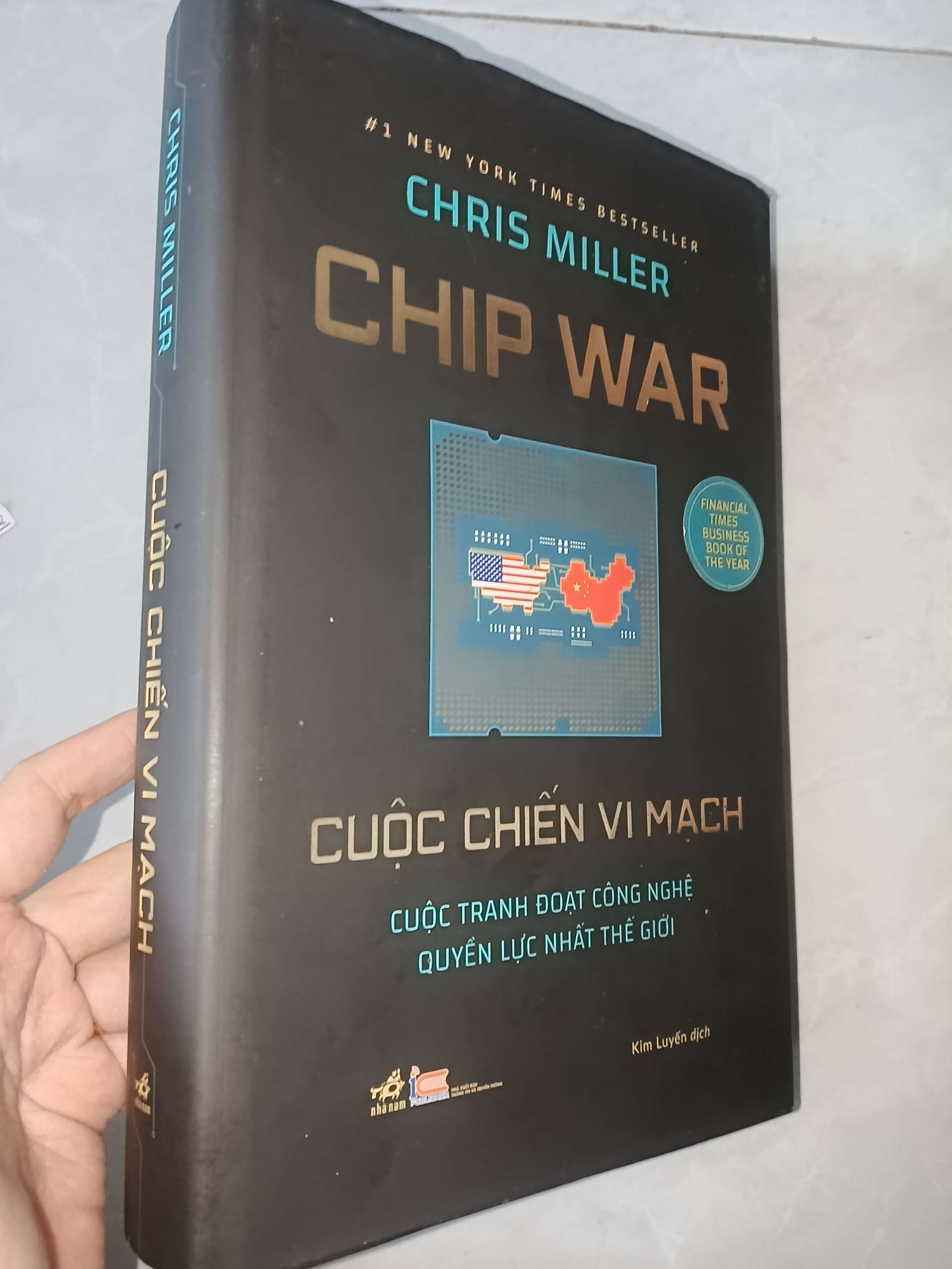 Cuộc chiến vi mạch - Chris Miller 2024 bìa cứng mới 80% (Sách kinh tế - tài chính - chứng khoán) GZB