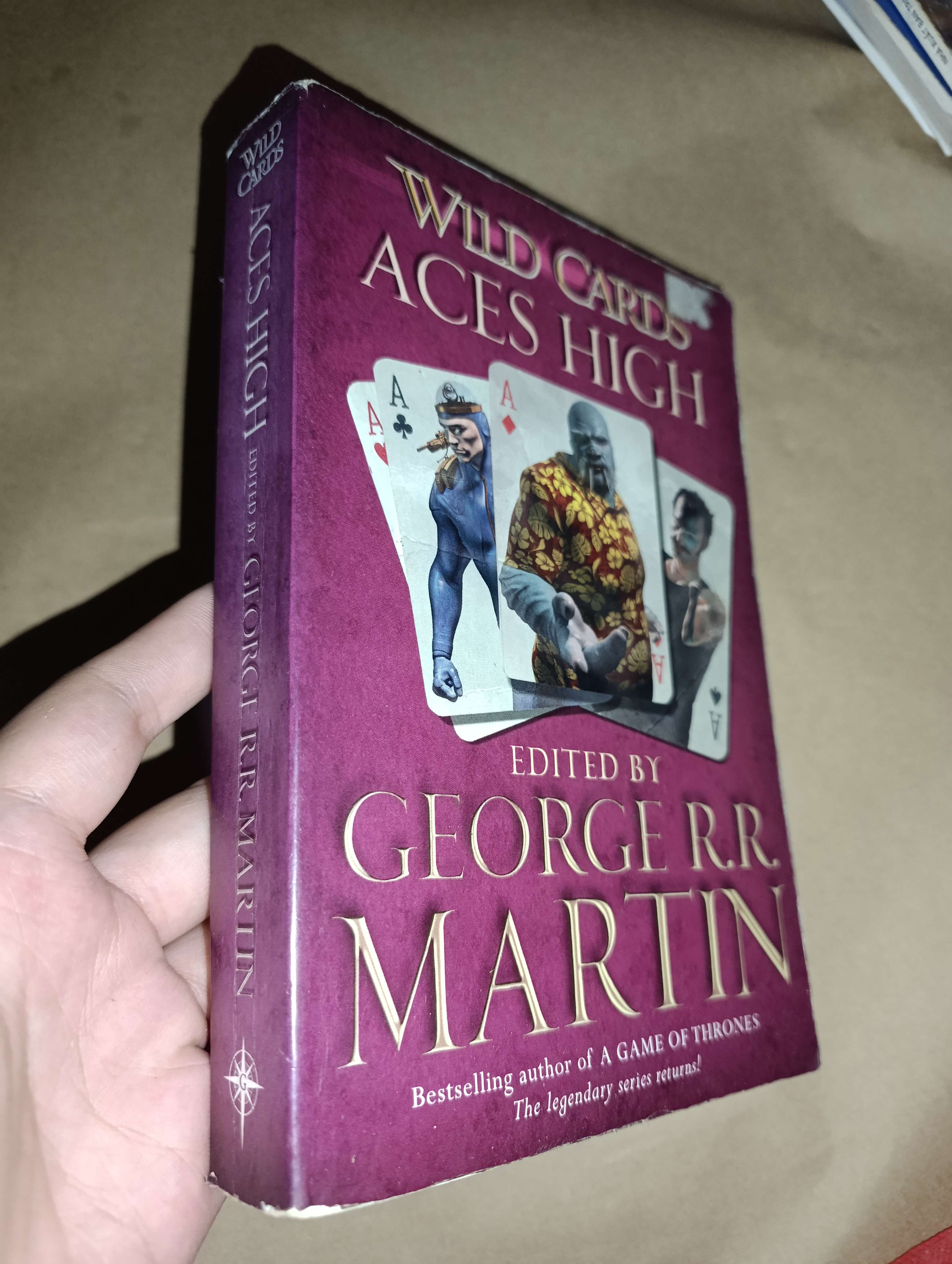 Wild cards aces high - George R.R. Martin 1987 mới 70% có mộc, tróc gáy (Sách ngoại) GZB