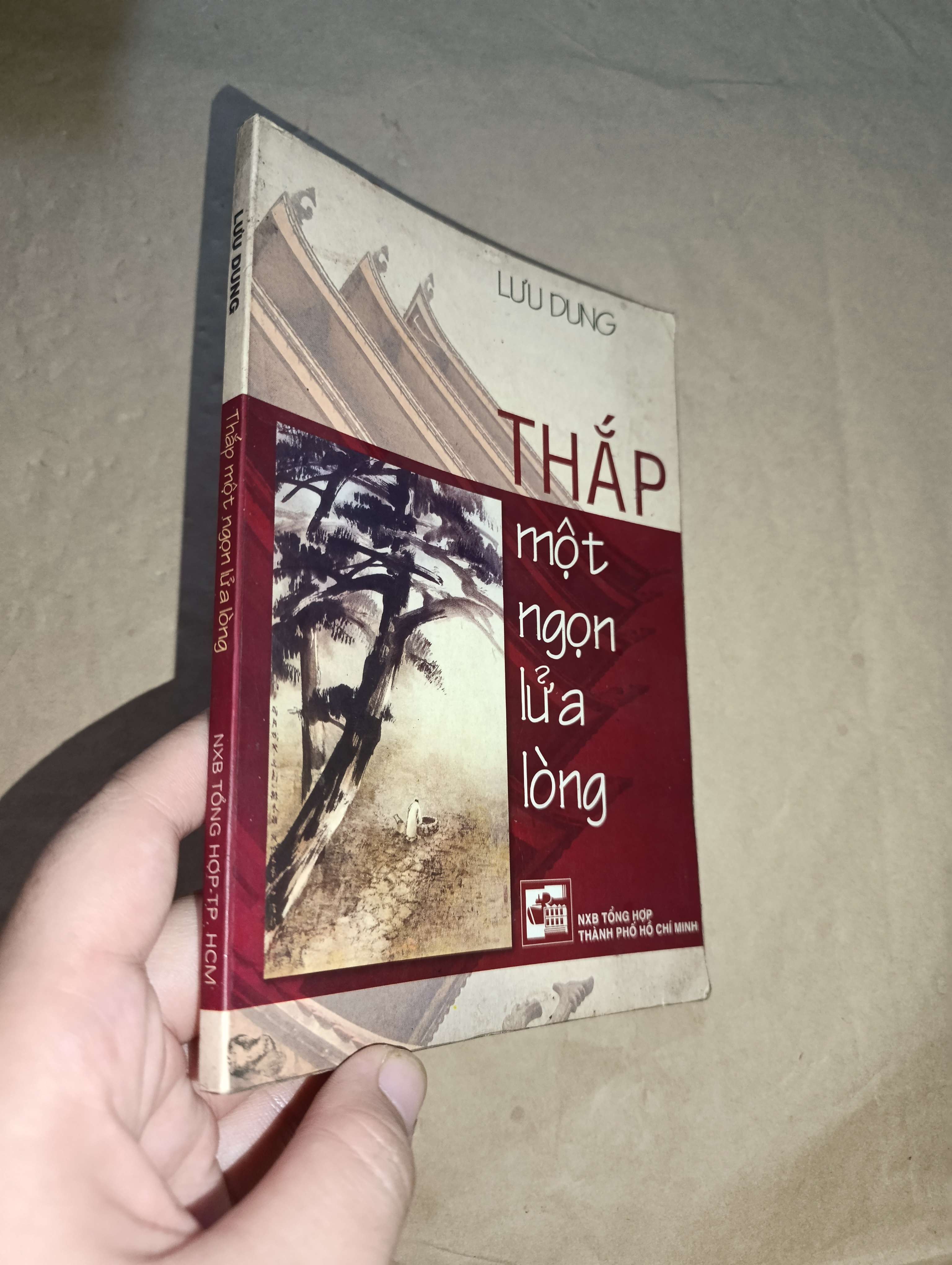 Thắp một ngọn lửa lòng - Lưu Dung 2003 mới 80% (Sách văn học) GZB