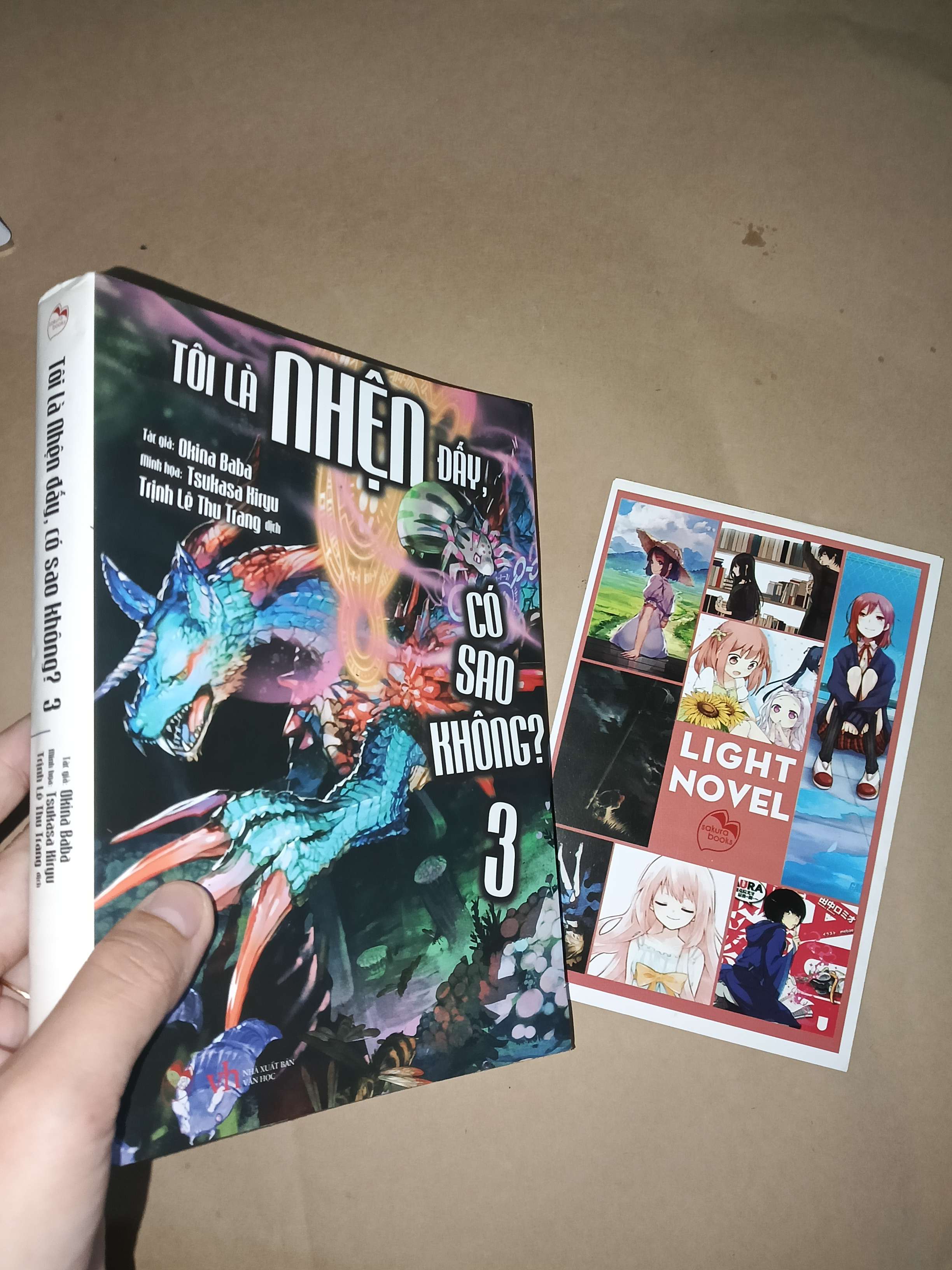 Tôi là nhện đấy, có sao không? tập 3 - Okina Baba 2019 mới 80% (Light Novel) GZB