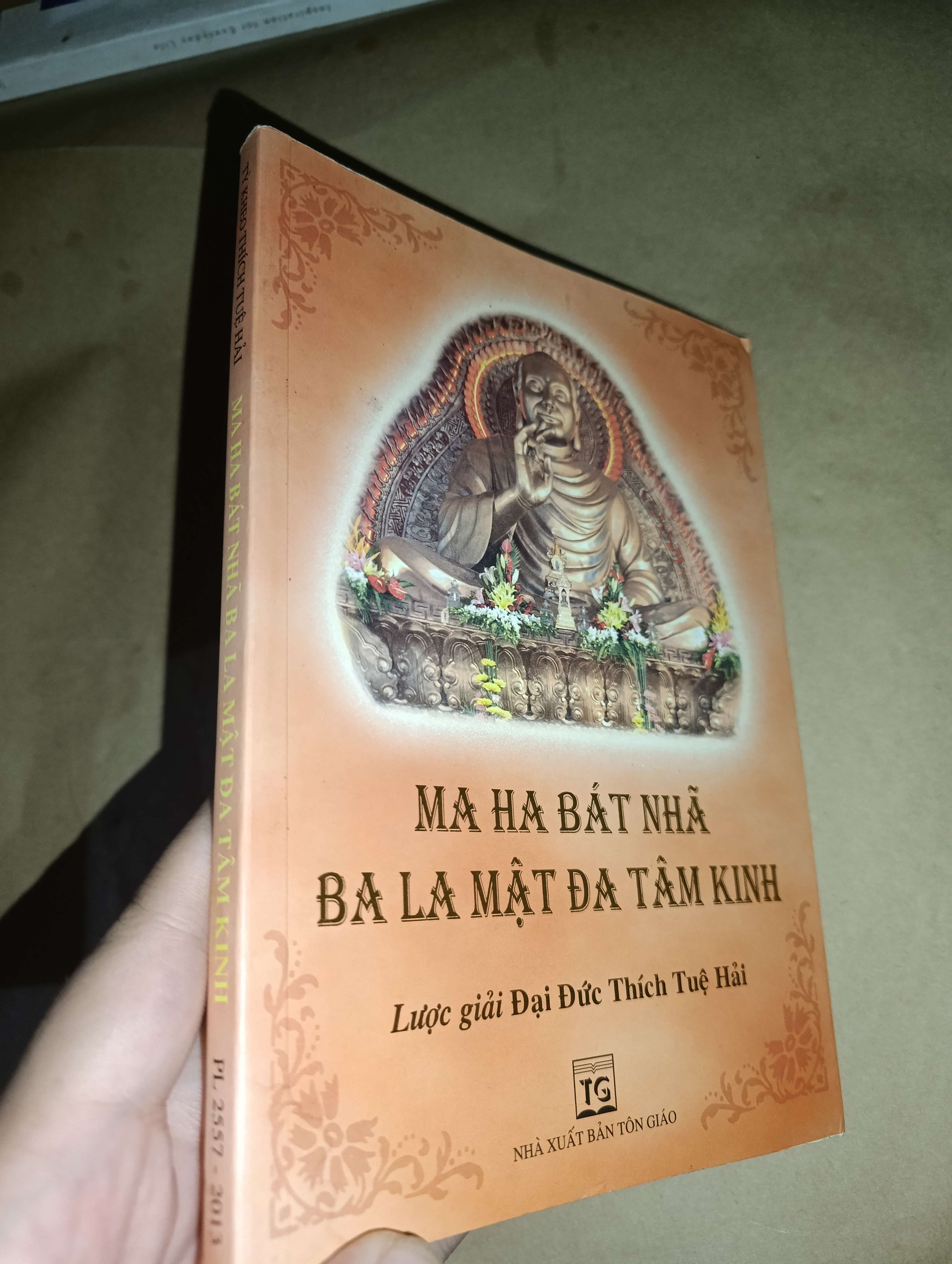 Ma Ha Bát Nhã Ba La Mật Đa Tâm Kinh - Đại Đức Thích Tuệ Hải 2013 mới 80% (Sách tôn giáo - tâm linh) GZB