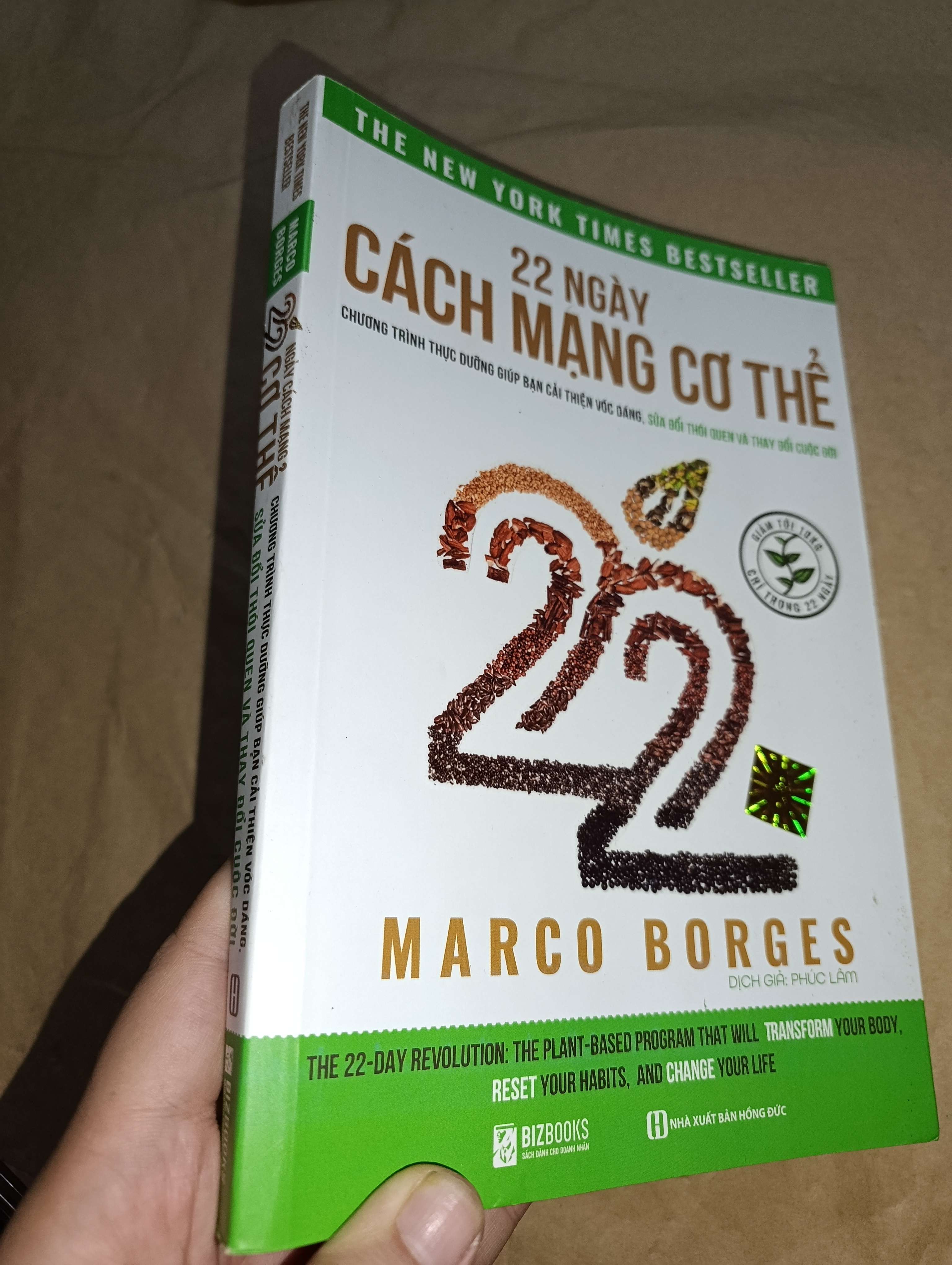 22 ngày cách mạng cơ thể - Marco Borges 2019 mới 80% (Sách Y học - Sức khỏe - Thể thao) GZB