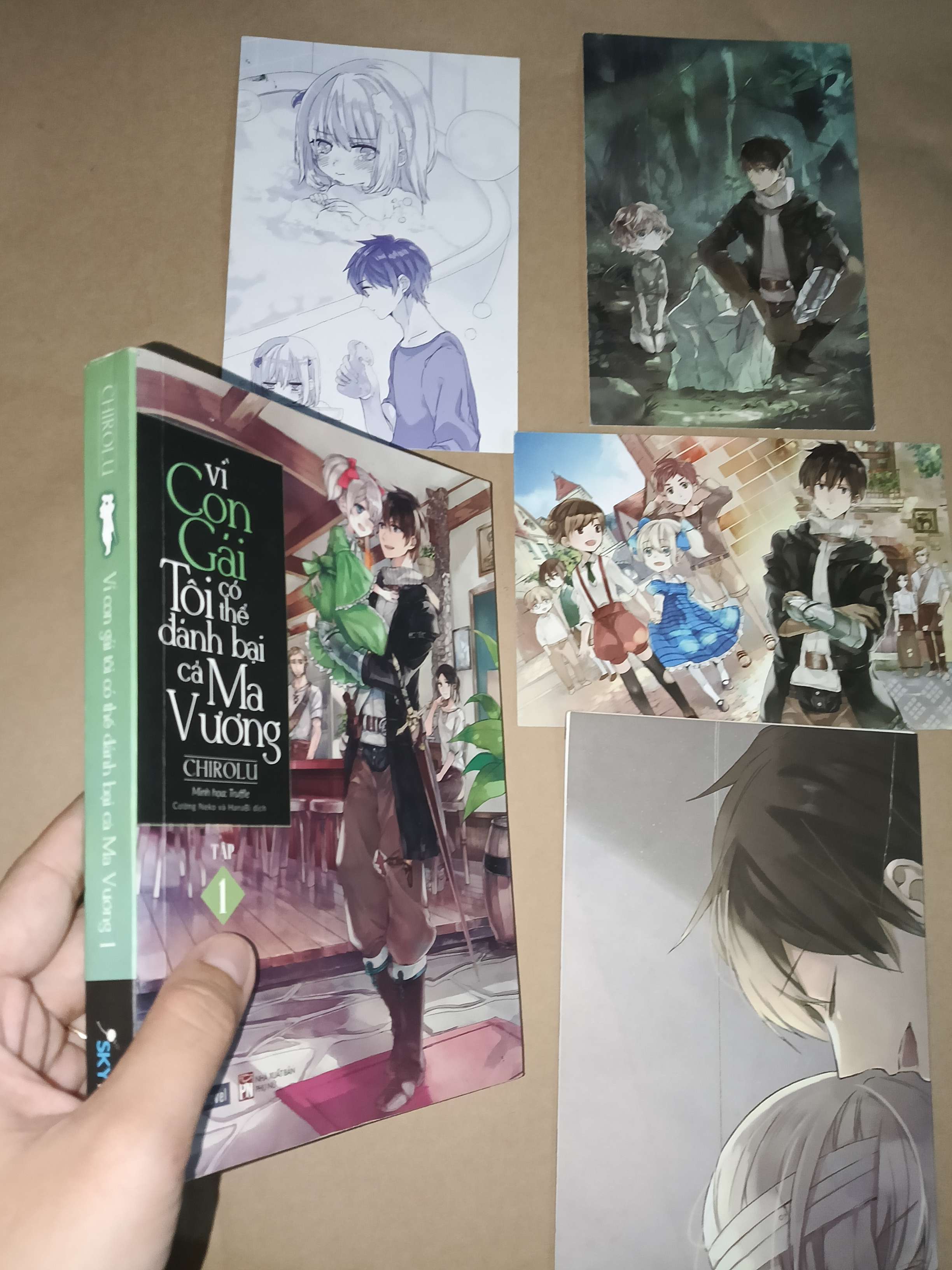 Vì con gái tôi có thể đánh bại cả ma vương tập 1 - Chirolu 2019 mới 80% (Light Novel) GZB