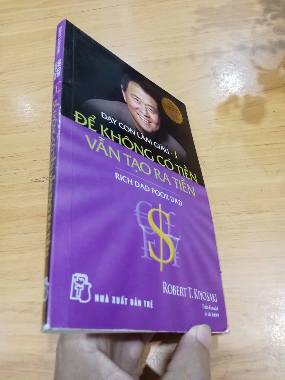 Dạy con làm giàu 1 để không có tiền vẫn tạo ra tiền - Robert T. Kiyosaki 2023 mới 70% tróc gáy (Sách kinh tế - tài chính - chứng khoán) MVB