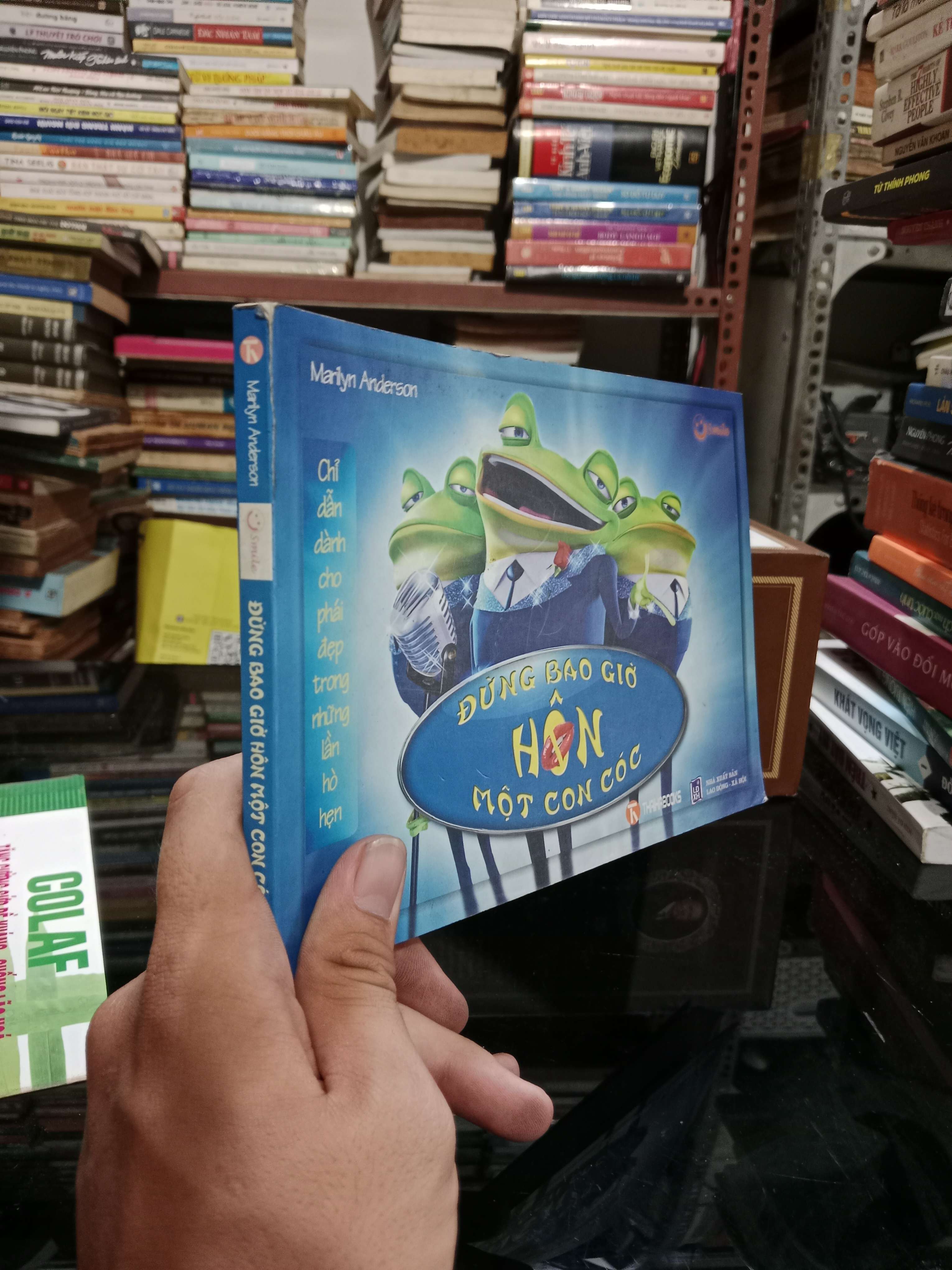 Đừng bao giờ hôn một con cóc - Marlyn Anderson 2008 mới 60%, rách bìa, tróc gáy (Sách kỹ năng) KSX