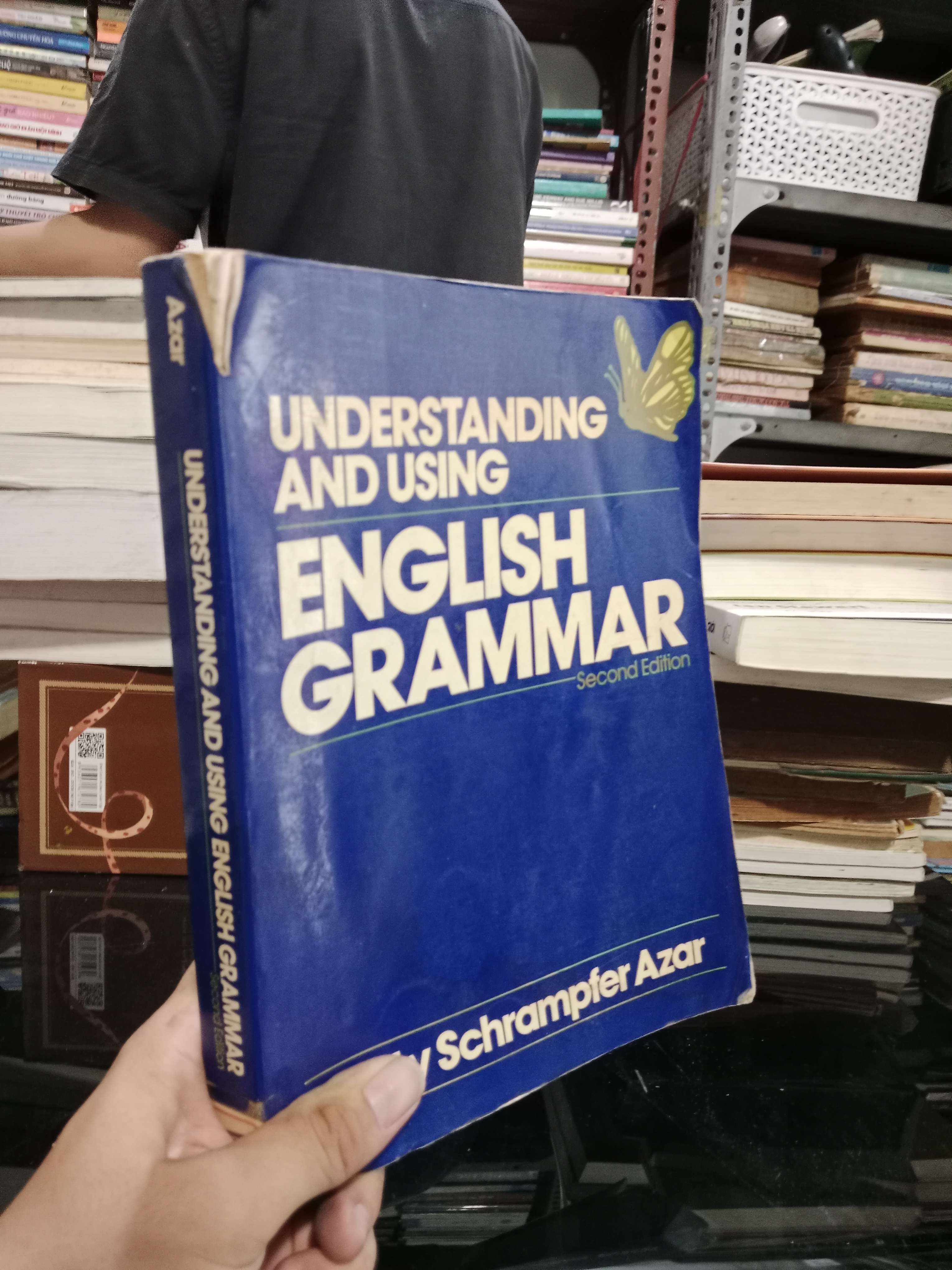 Understanding and using english grammar (second edition) 1989 mới 60%, tróc gáy, có vệt nước, có chữ (Sách tự học tiếng Anh) KSX