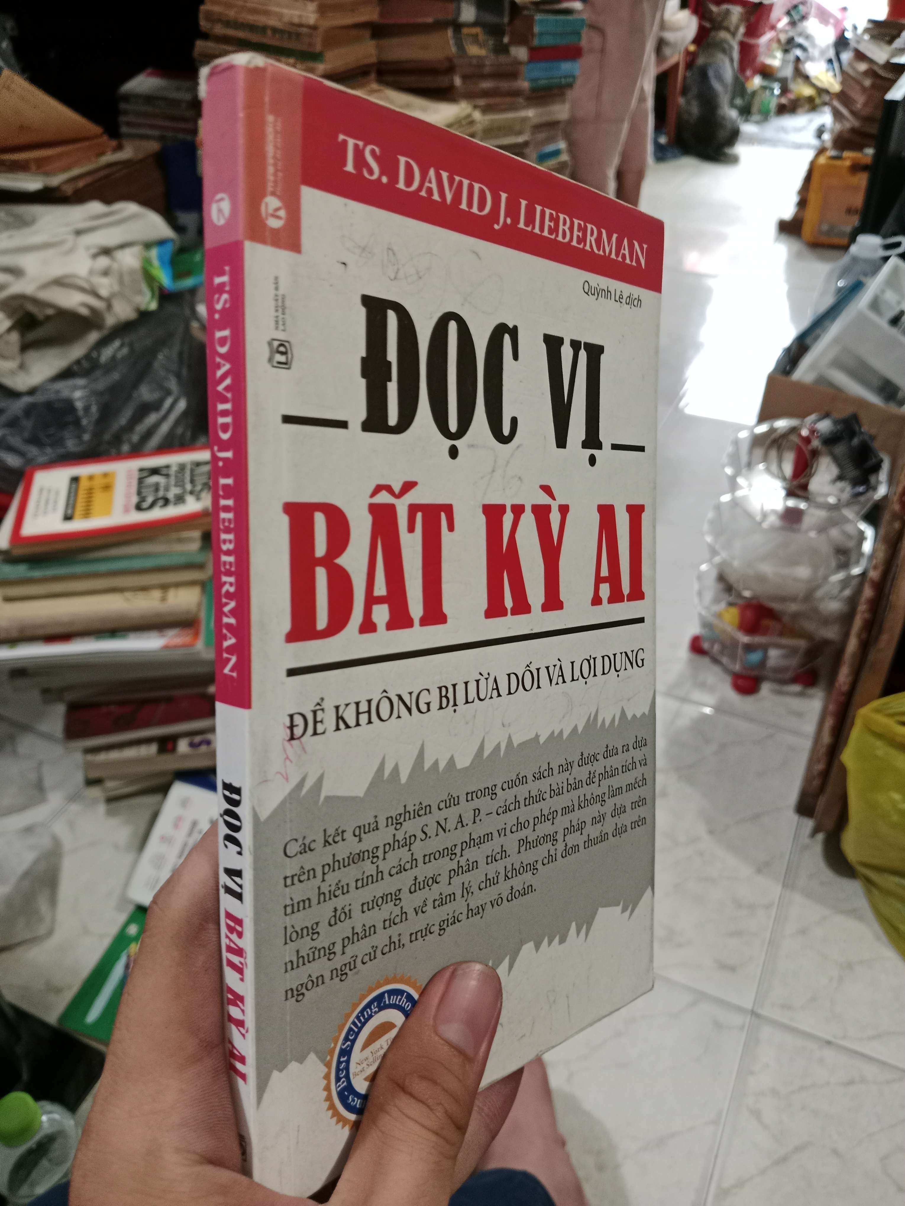 Đọc vị bất kỳ ai - David J. Lieberman 2018 mới 70%, có chữ (Sách kỹ năng) KSX