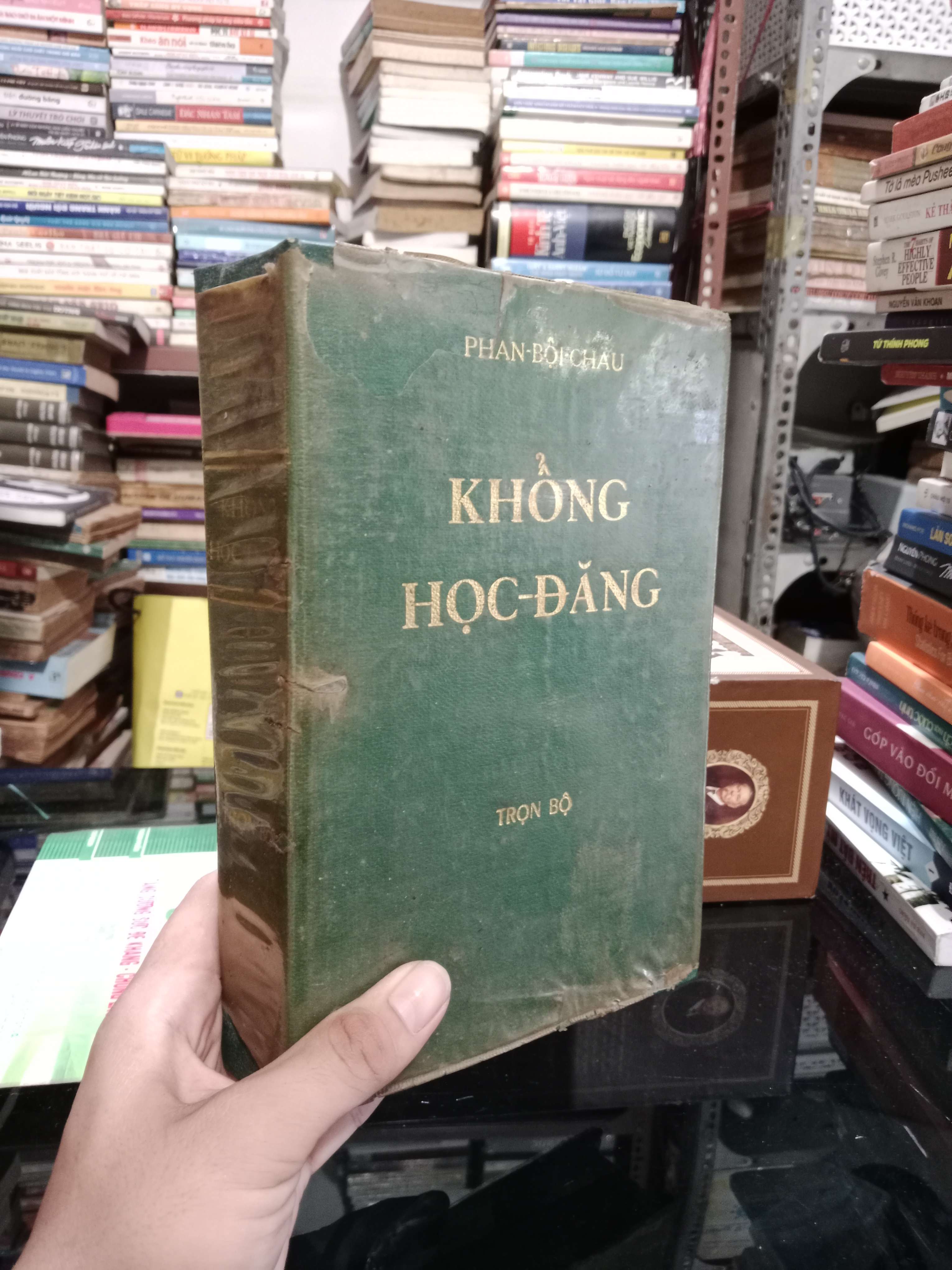 Khổng học đăng - Phan Bội Châu 1957 mới 70%, bung gáy (Sách lịch sử - triết học) KSX