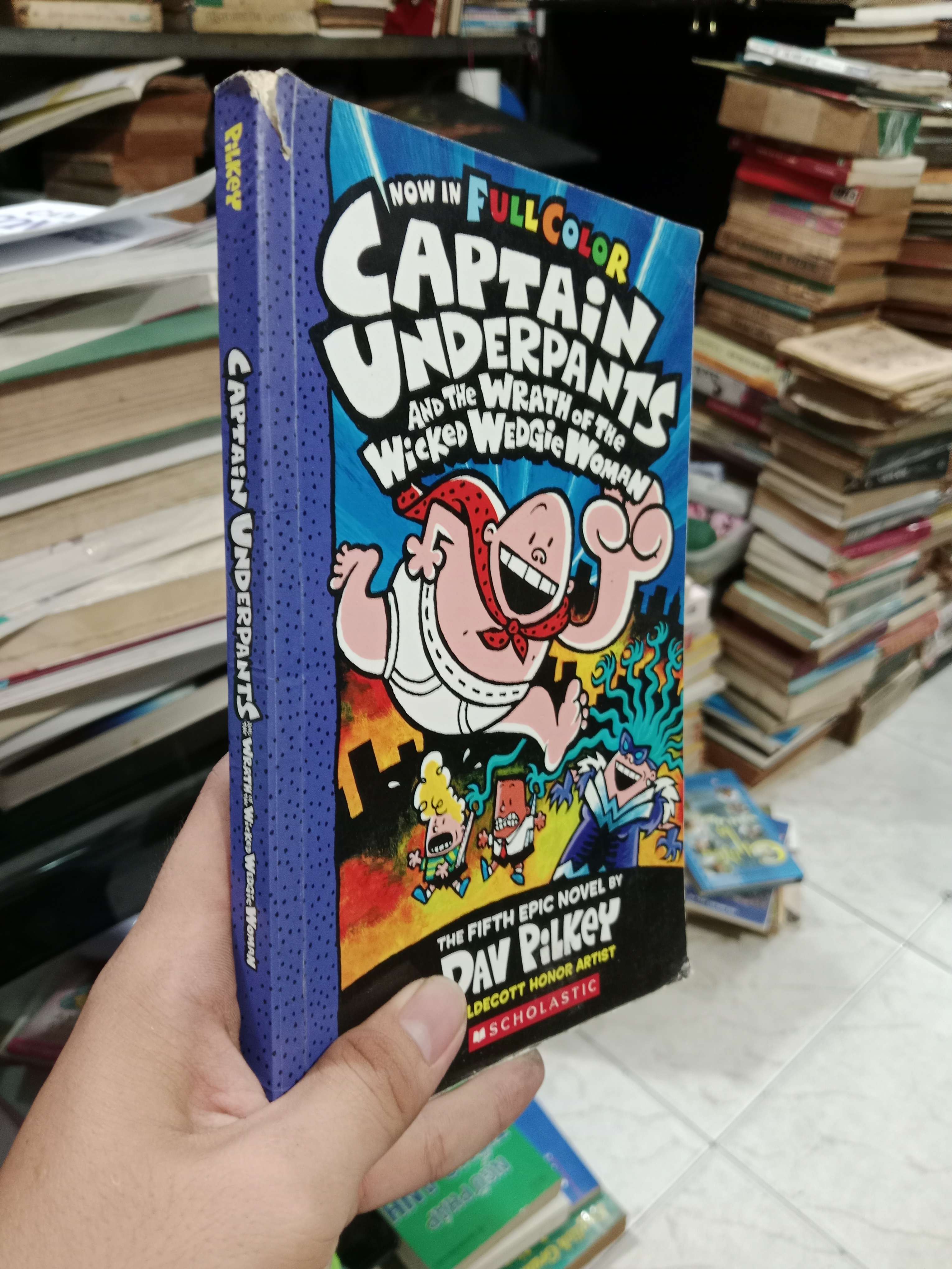 Captain underpants and the wrath of the wicked wedgie woman - Dav Pilkey 2019 mới 80% (Sách ngoại) KSX